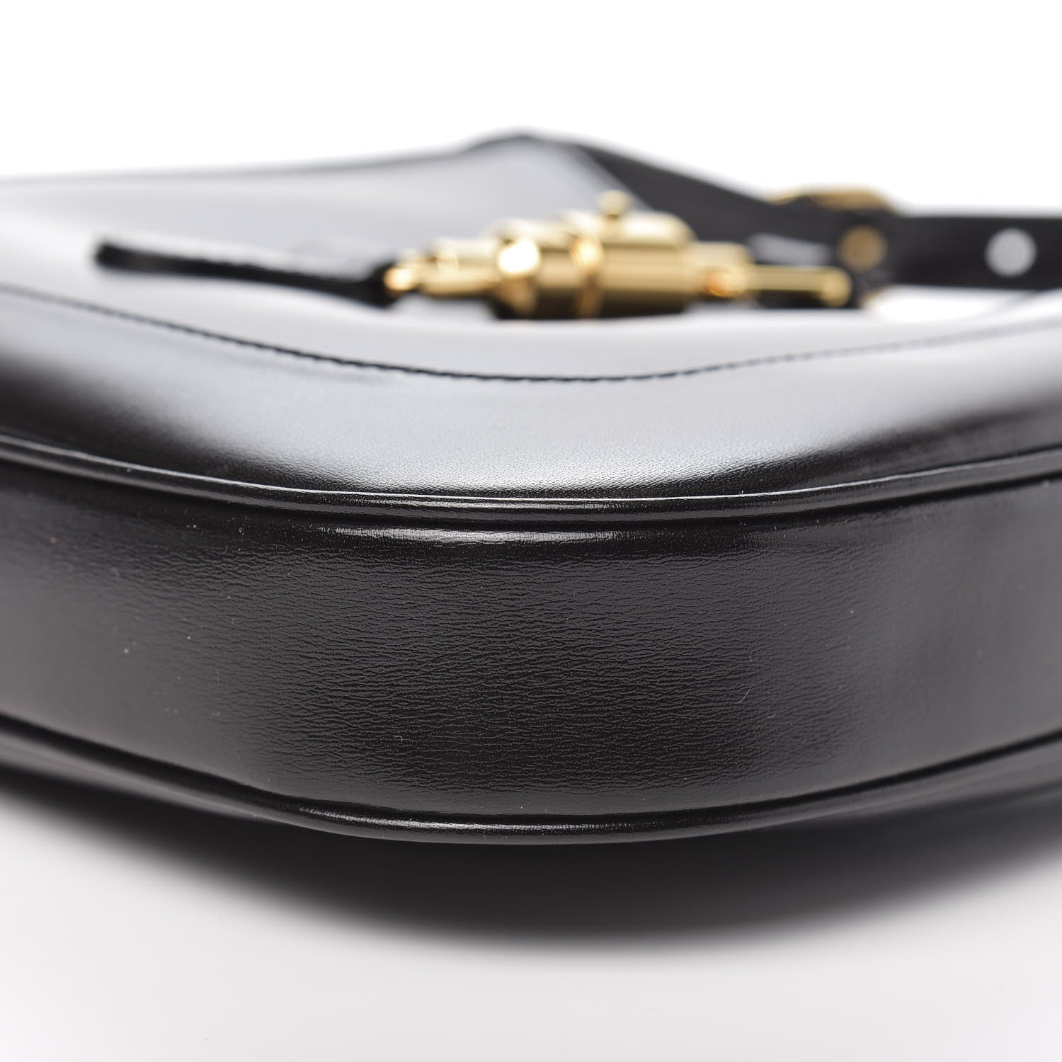 Gucci Boarded Dyana Lux Calfskin Small Jackie 1961 Hobo Black 9 of 11