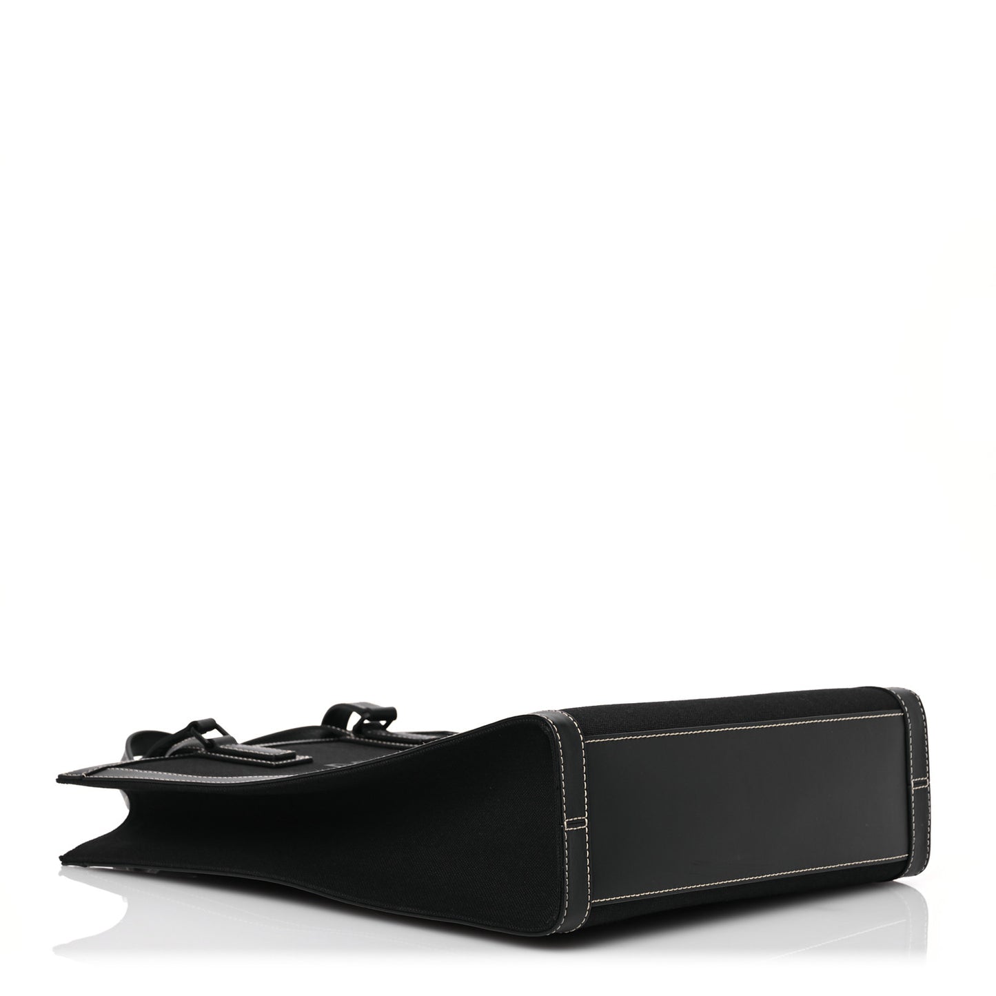 Napacot Canvas Spanish Calfskin Medium Klassik Tote Black