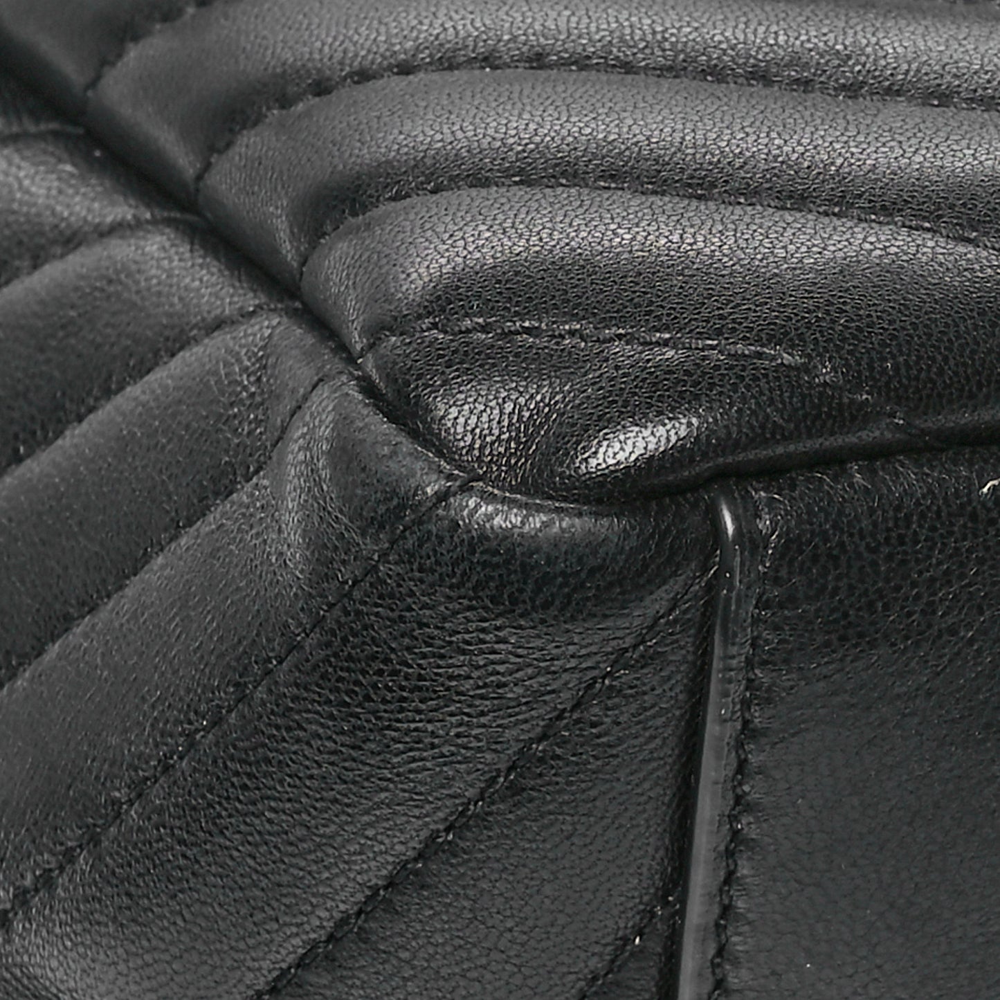 Lambskin Matelasse Monogram Joe Backpack Black
