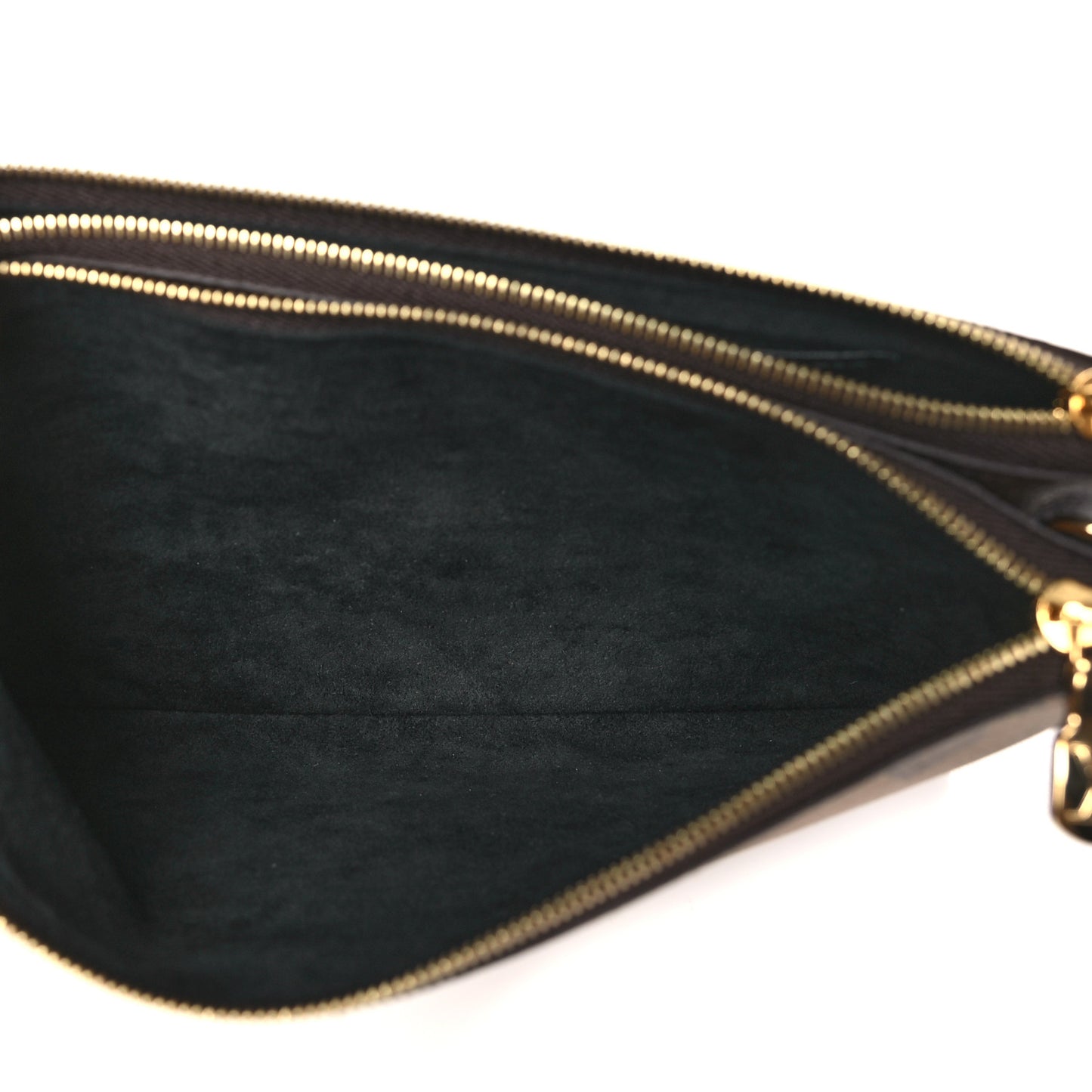 Reverse Monogram Giant Double Zip Pochette