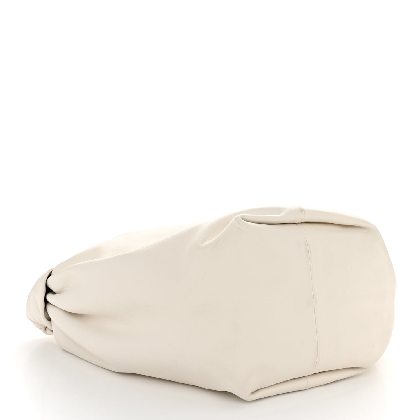 Calfskin Teen Double Knot Hobo White