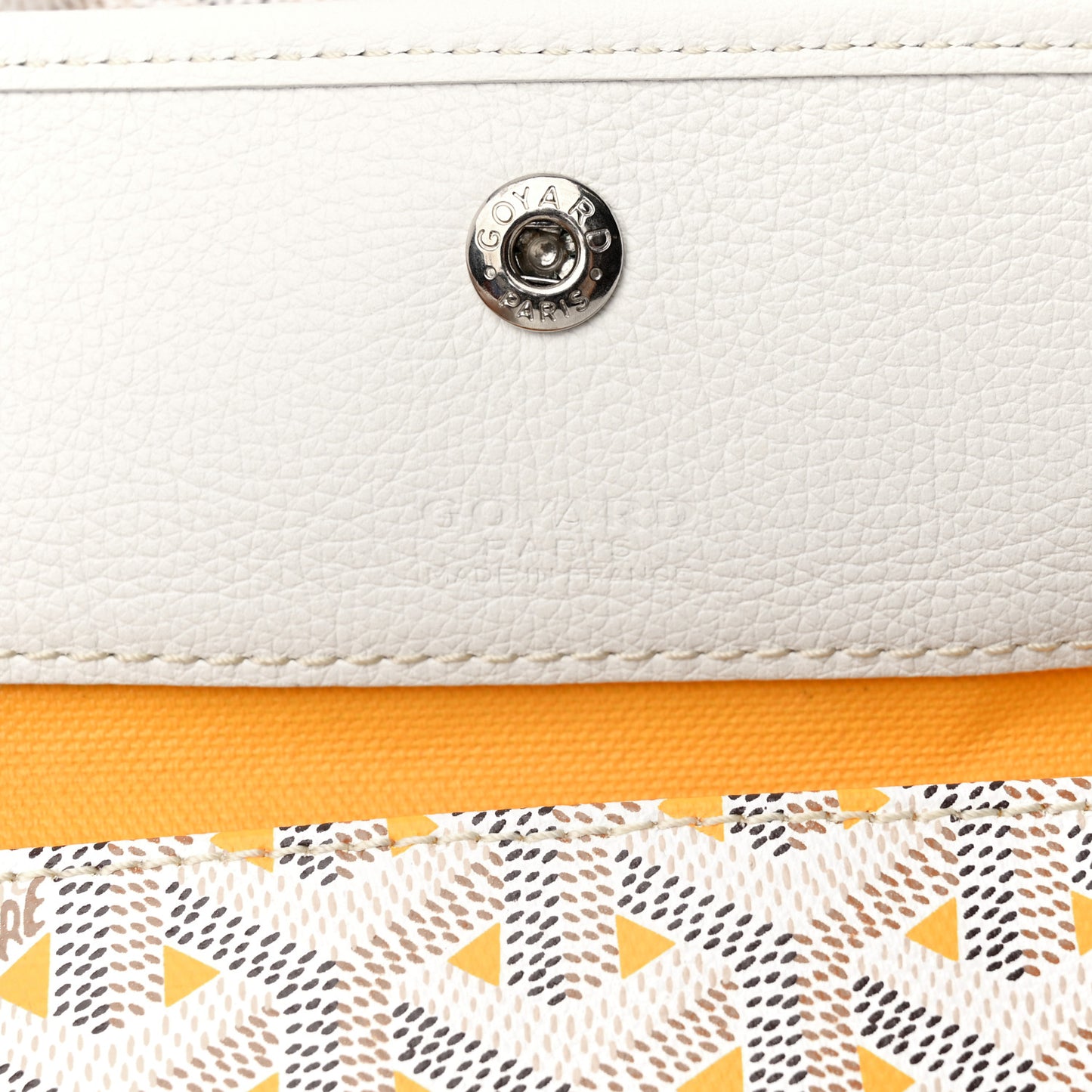 Goyardine Saint Louis Claire Voie GM White Yellow