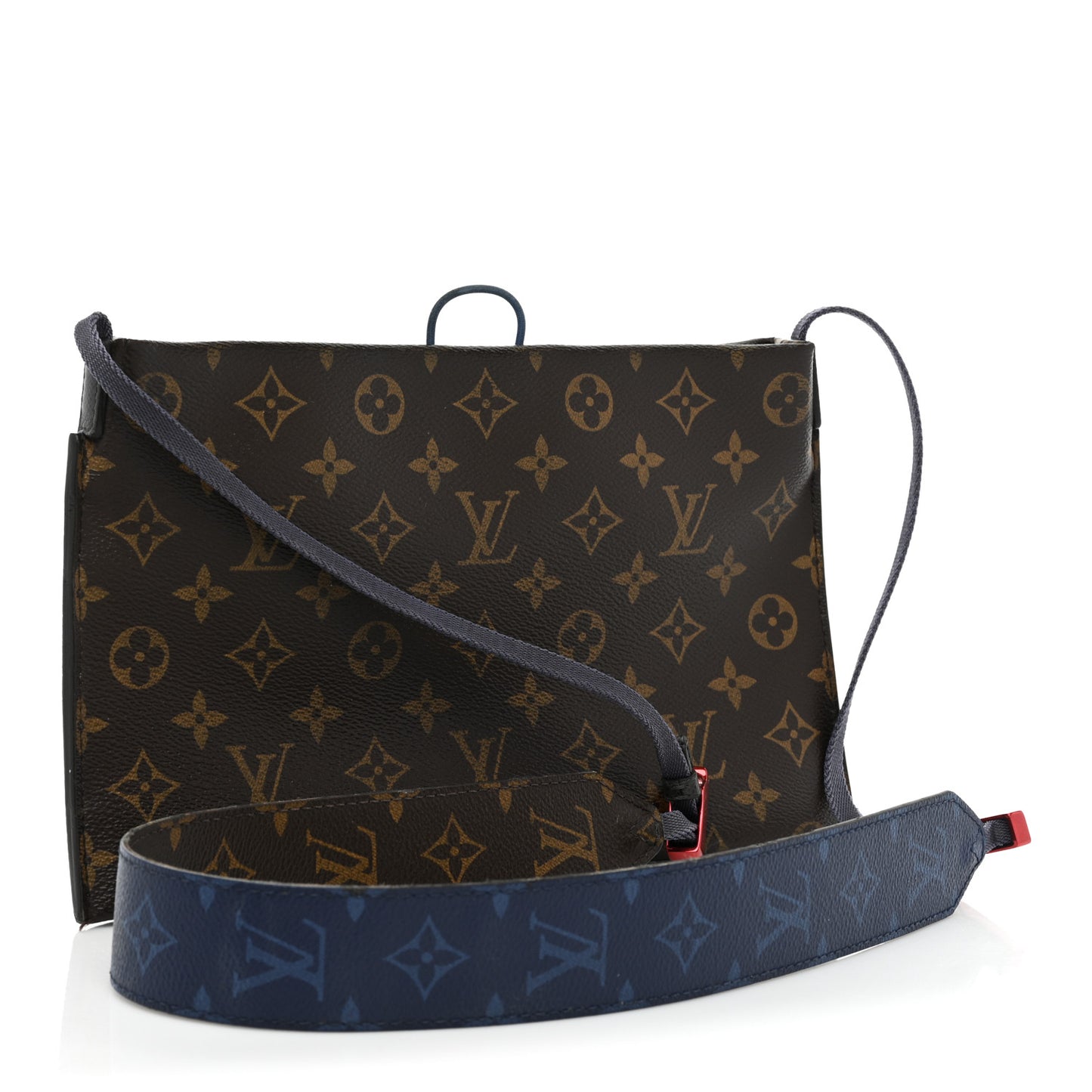 Monogram Small Outdoor Pouch Pacific Blue