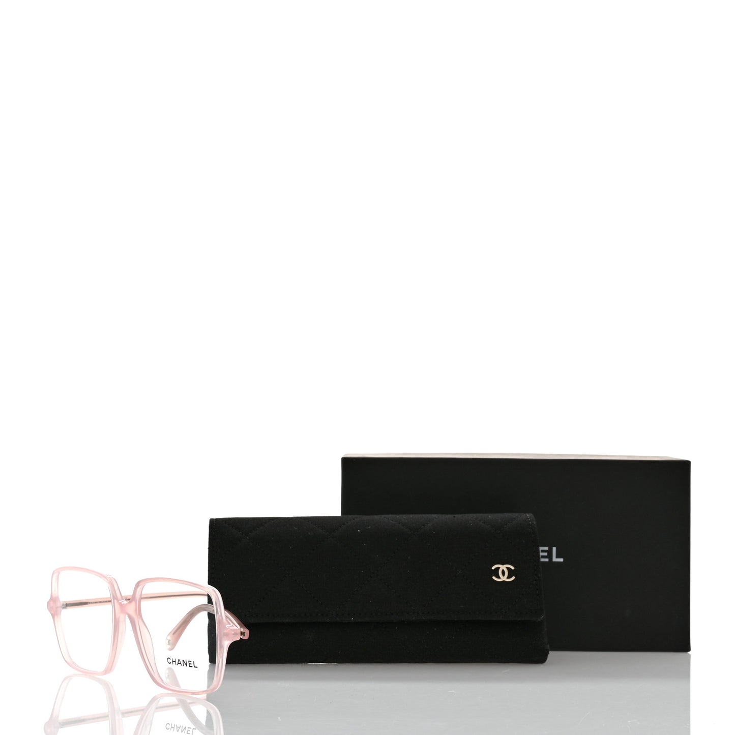 Acetate Square Eyeglasses 3448 Light Pink