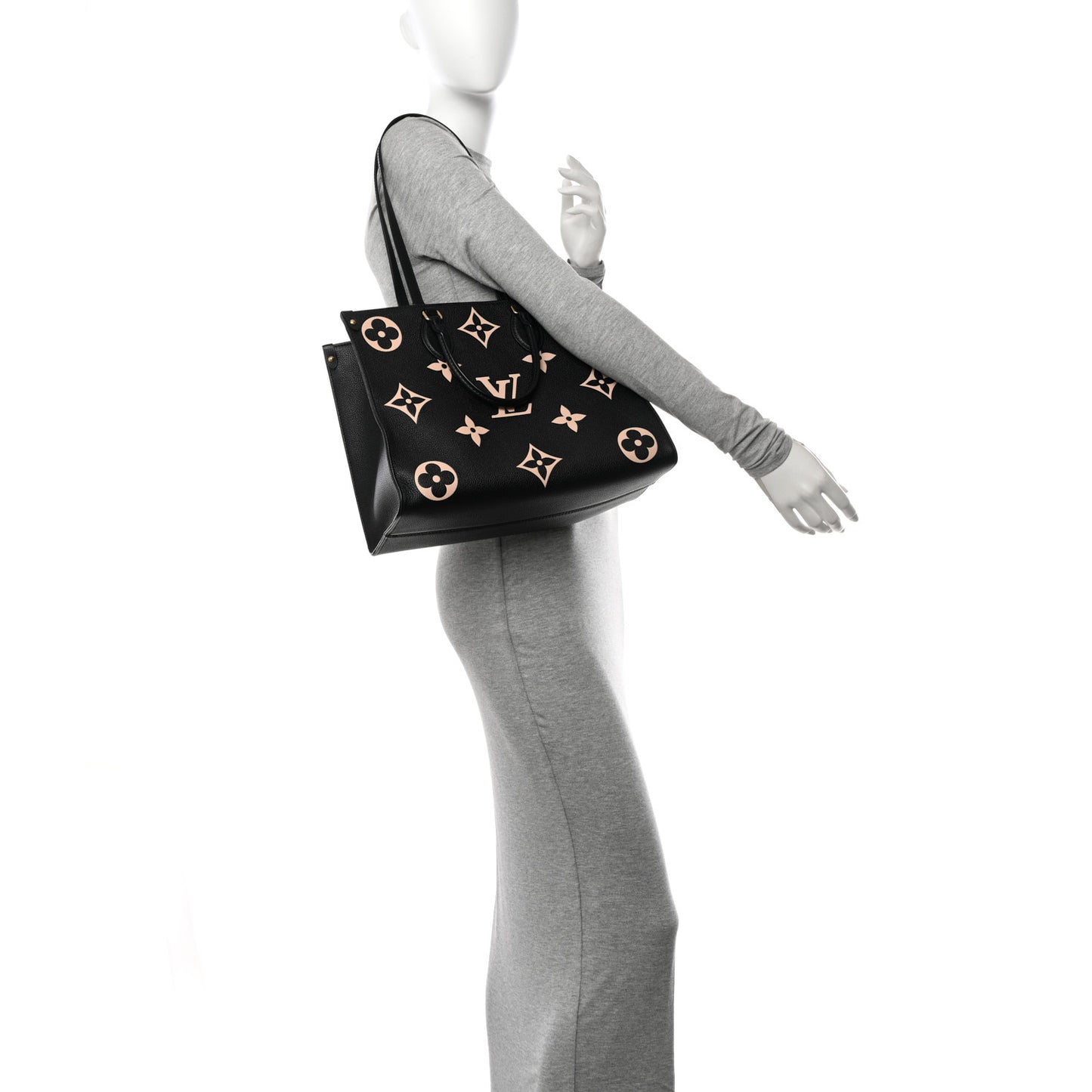 Empreinte Monogram Giant Onthego MM Black Beige