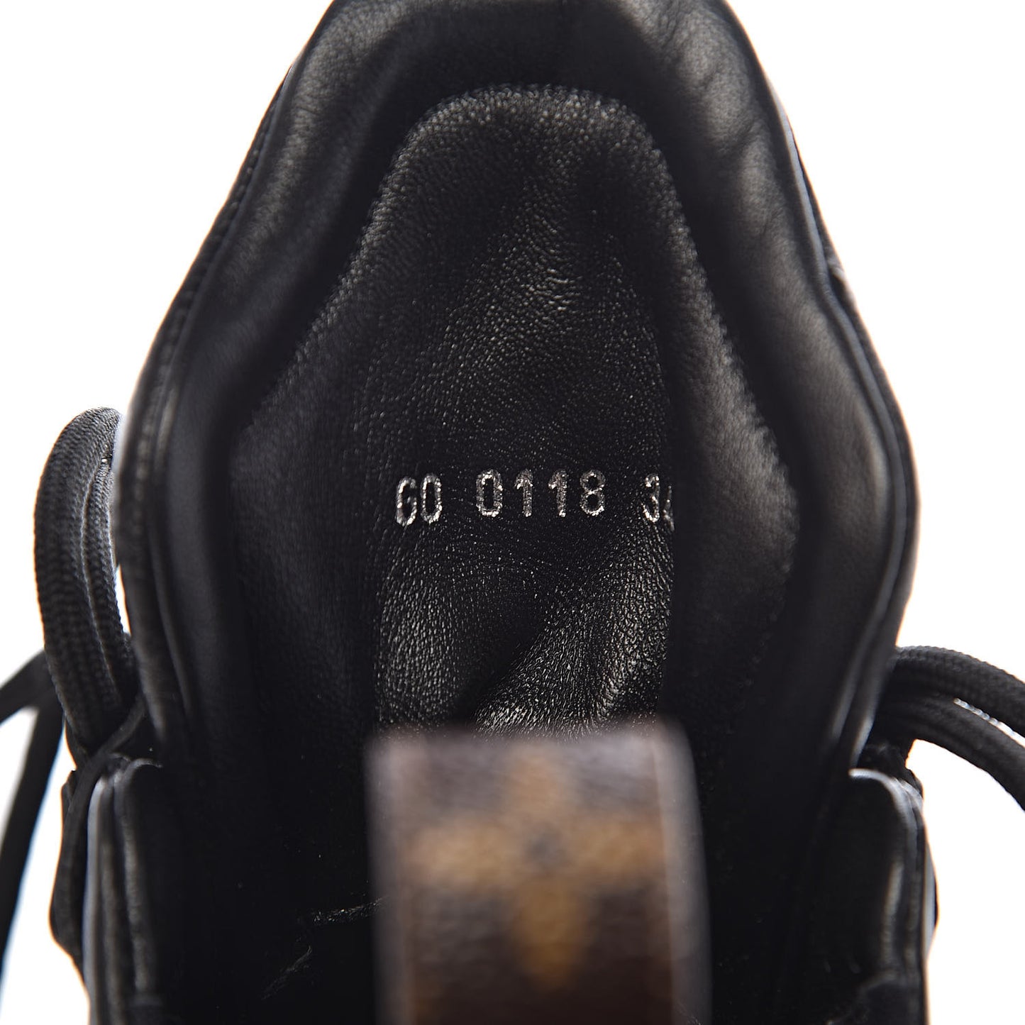 Calfskin Technical Nylon LV Archlight Sneakers 34 Black