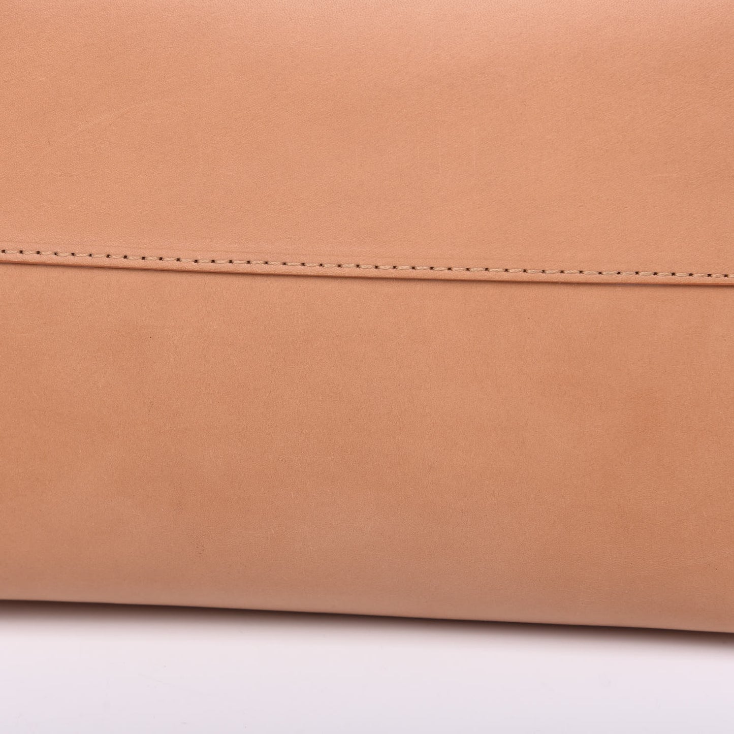Vegetable Tanned Calfskin Bucket Bag Cammello Rosa