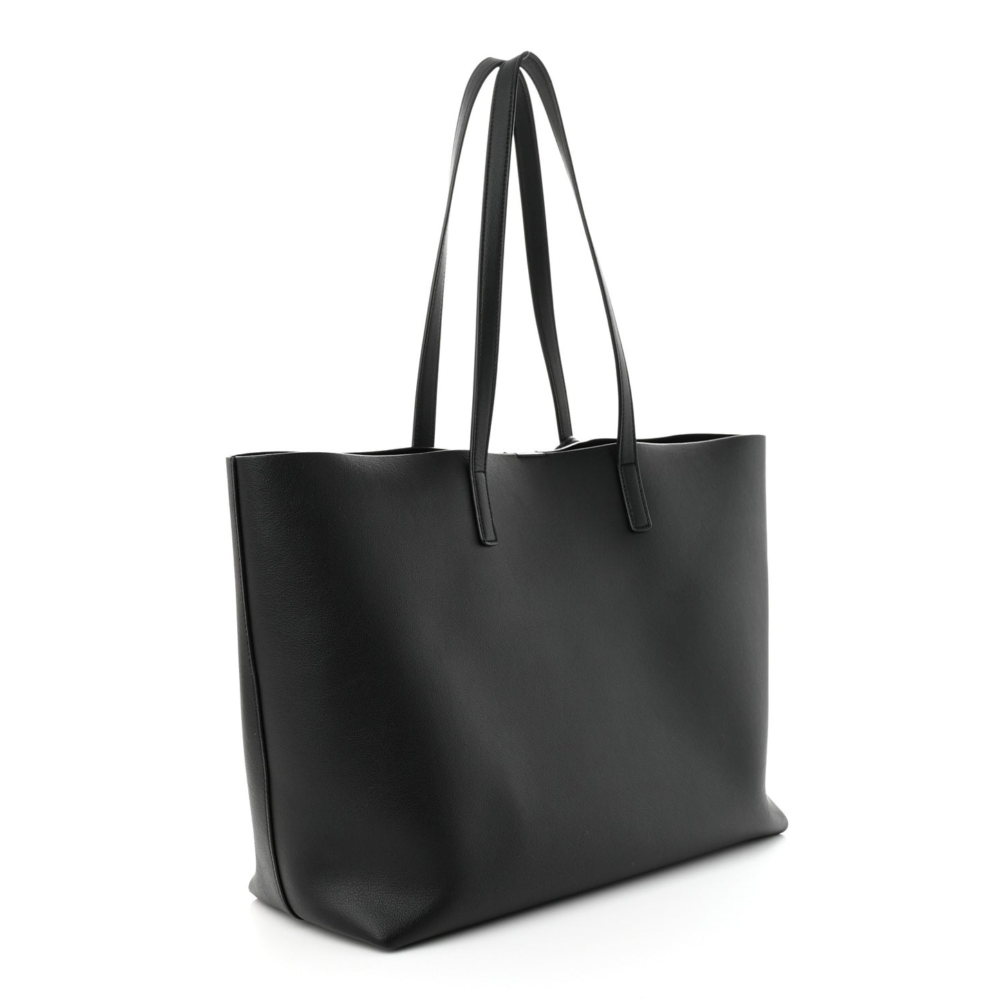 Calfskin Large Shopping Tote Black