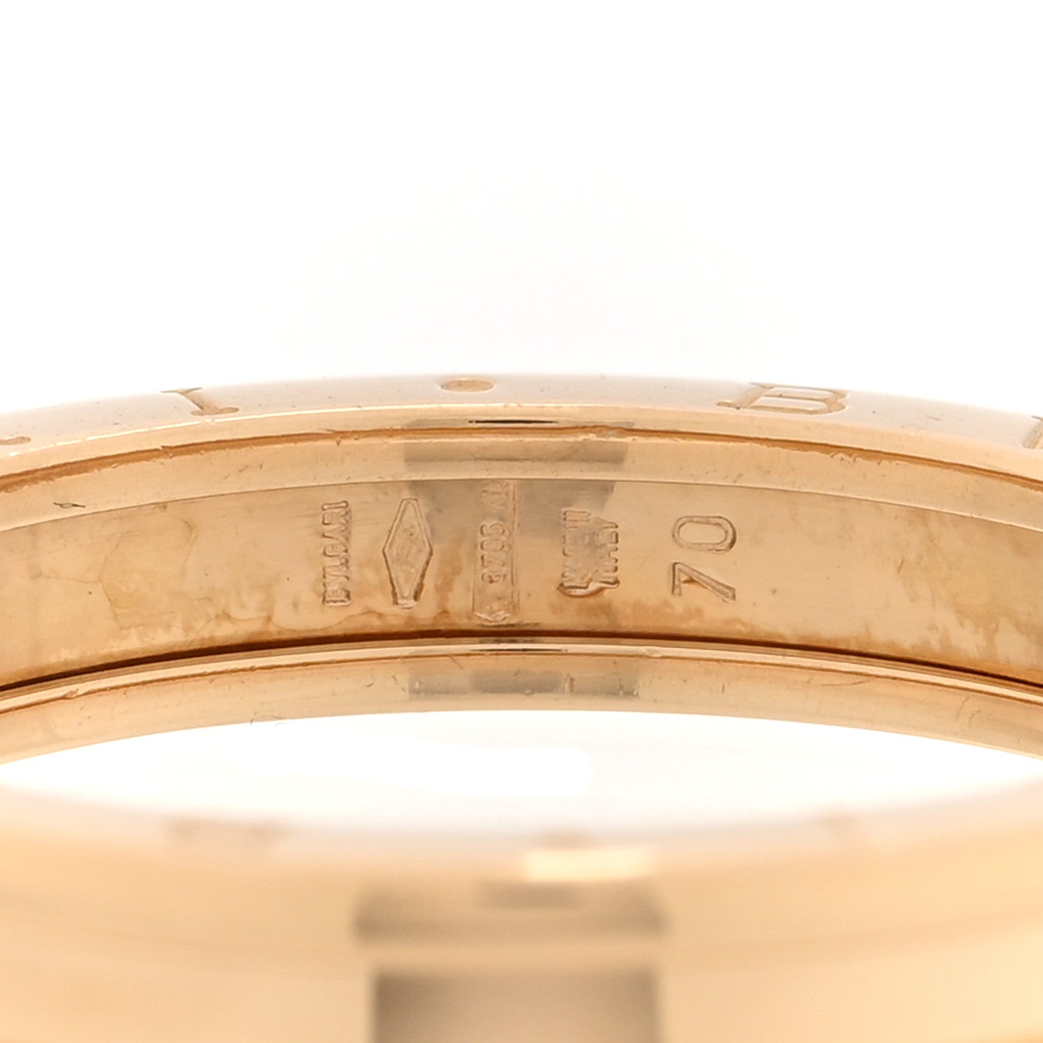 Bulgari 18K Yellow Gold B.Zero1 One-Band Ring 70 13 4 of 4