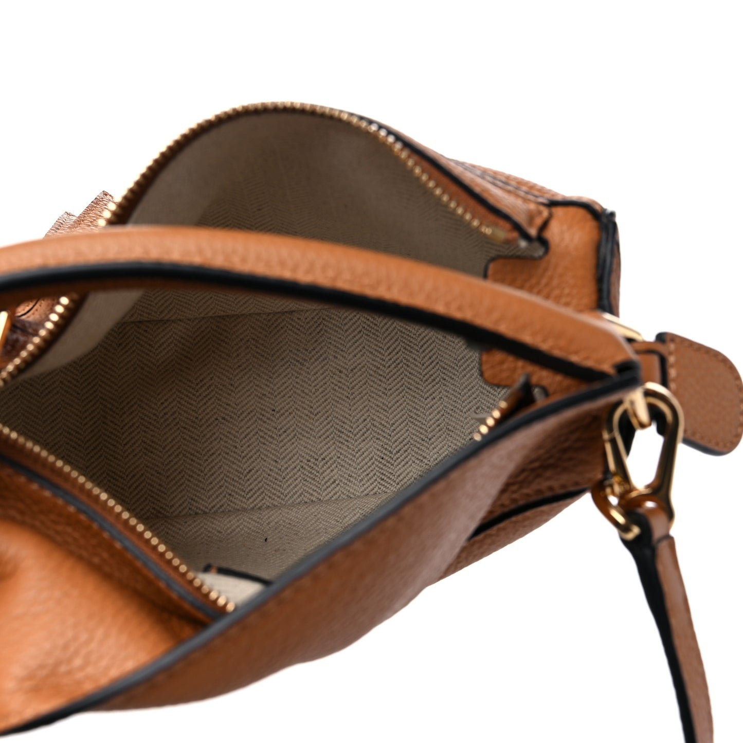 Calfskin Mini Puzzle Bag Light Caramel