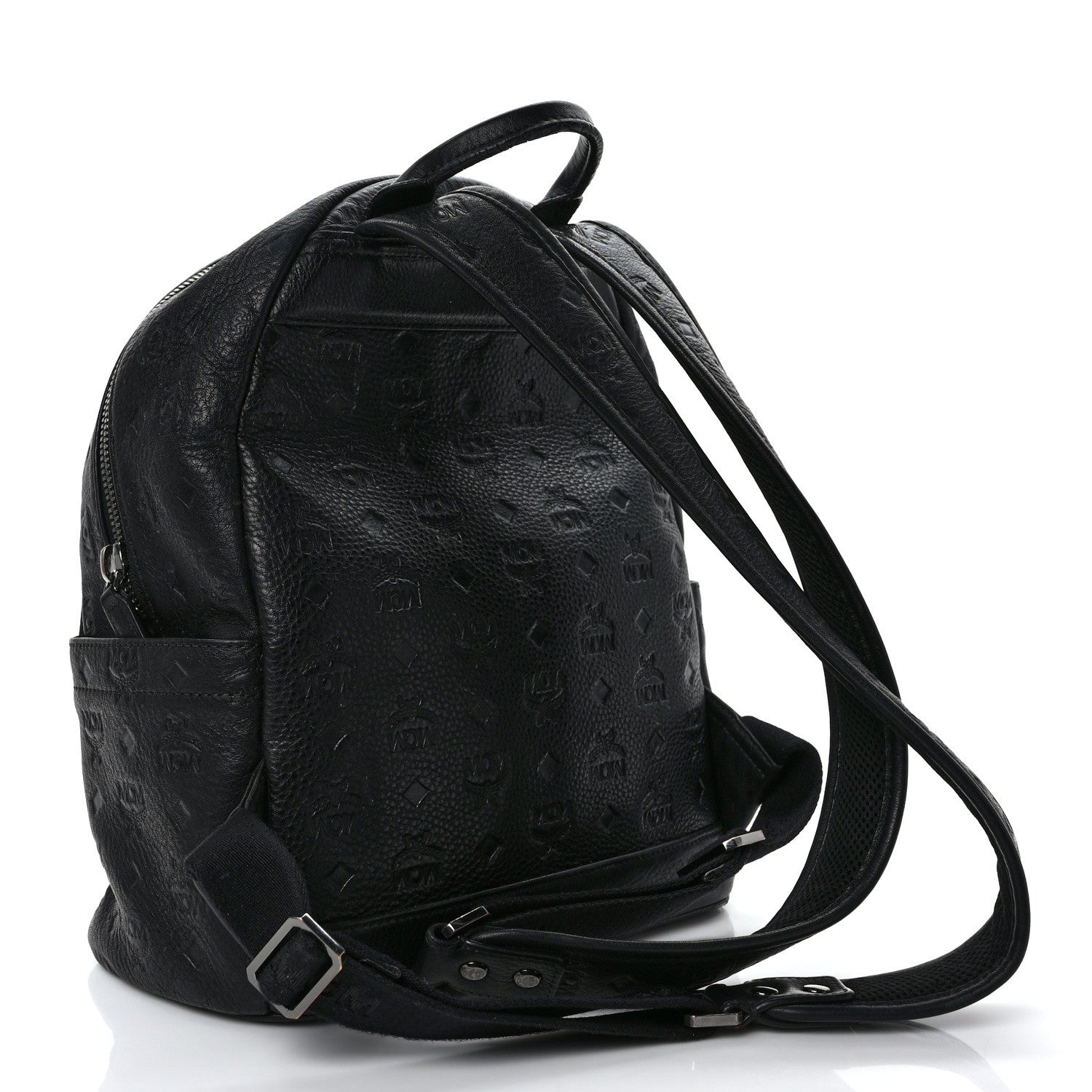 MCM Calfskin Ottomar Small Stark Backpack Black 3 of 11