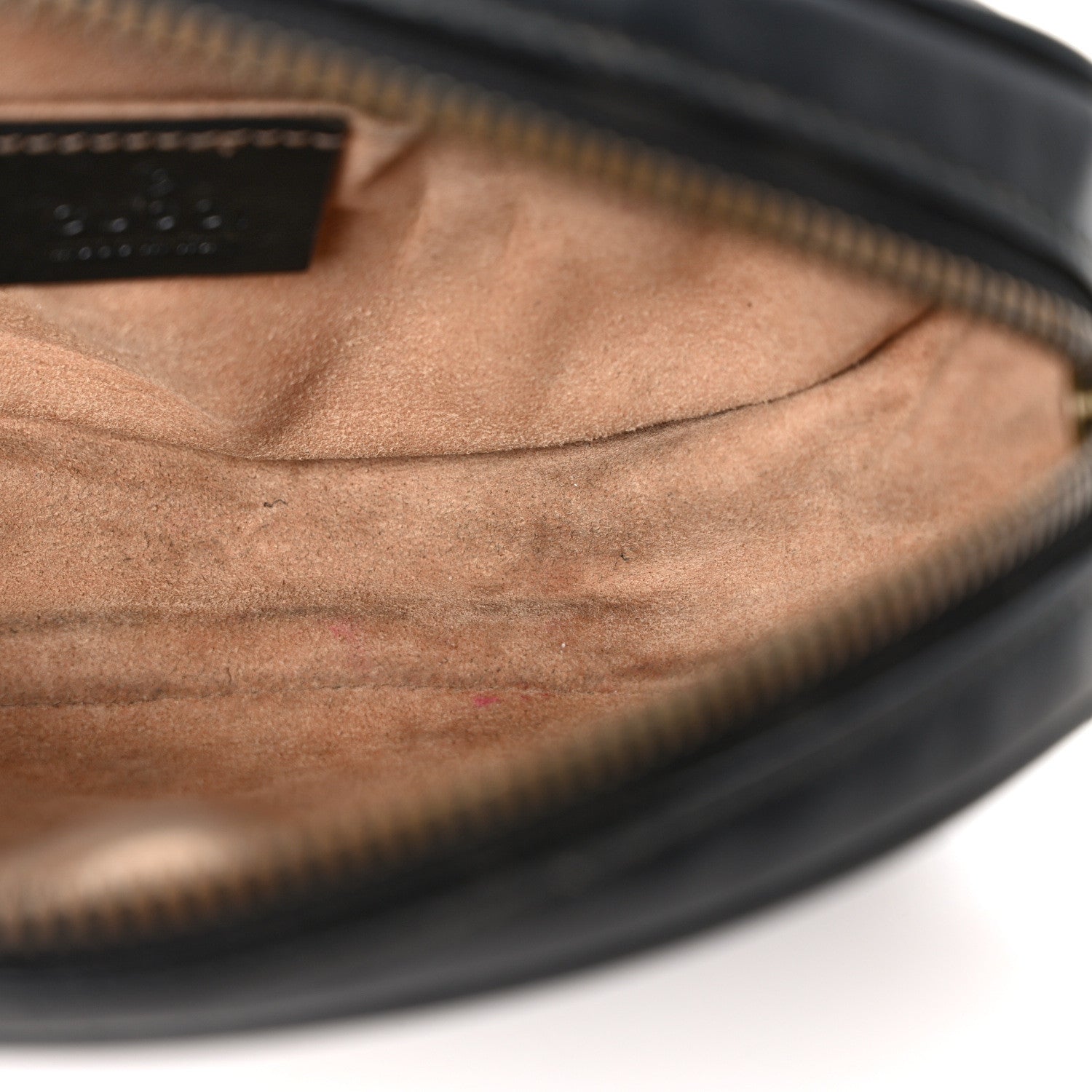 Gucci Calfskin Matelasse GG Marmont Belt Bag 85 34 Black 14 of 15