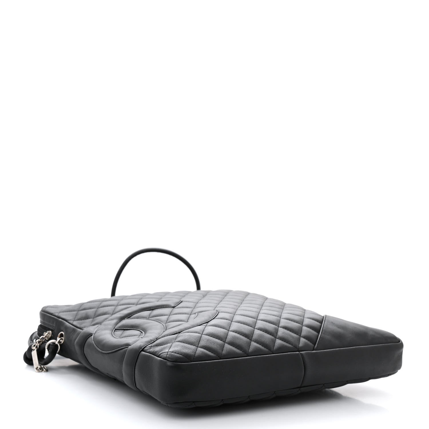 Chanel Calfskin Quilted Large Cambon Messenger Black 4 of 14