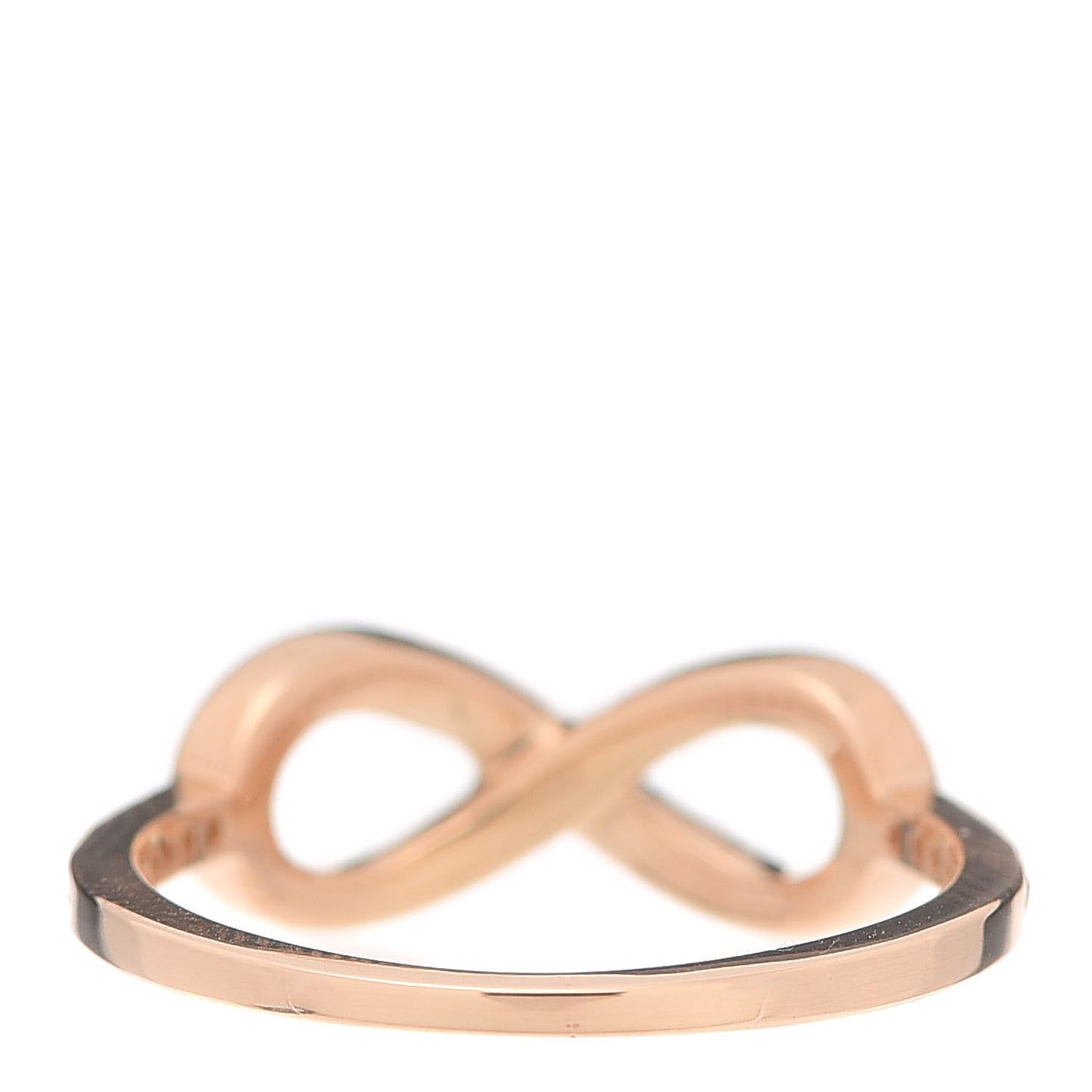 18K Rose Gold Diamond Infinity Ring 52 6