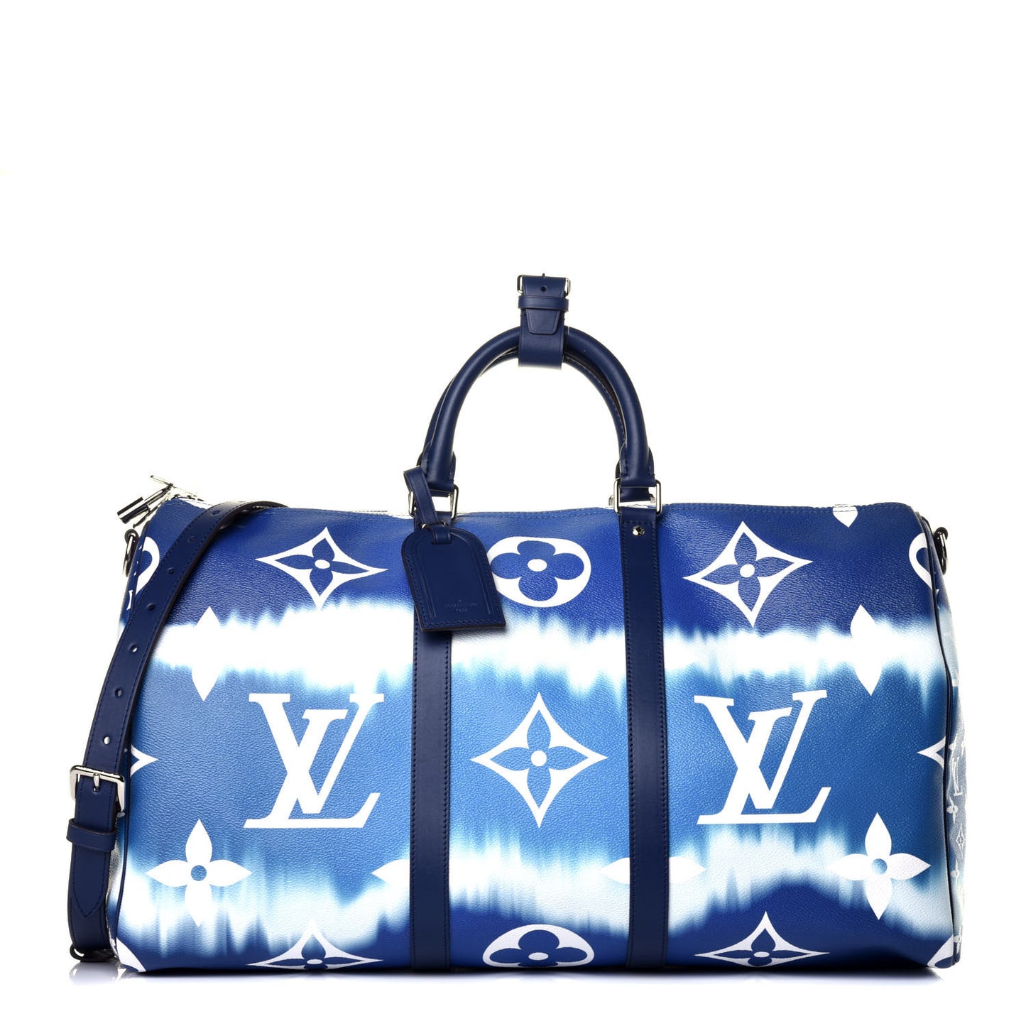 Monogram Escale Keepall Bandouliere 50 Blue