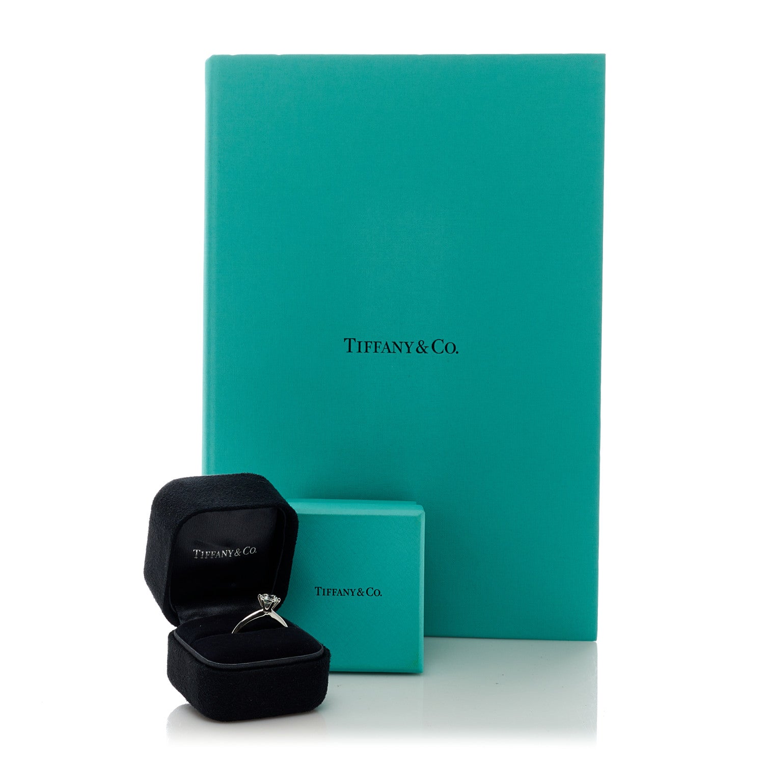 Tiffany Platinum Diamond 1.34ct Solitaire Engagement Ring 66 11.5 3 of 7