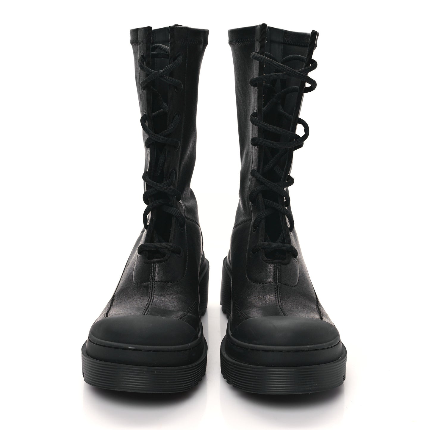Nappa Stretch Dior Arcade Boots 37.5 Black