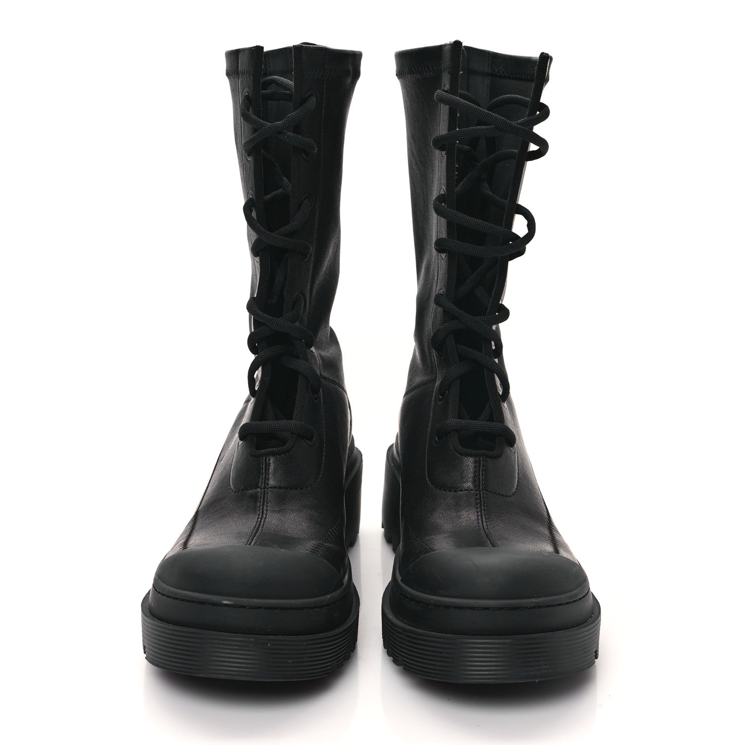 Christian Dior Nappa Stretch Dior Arcade Boots 37.5 Black 2 of 10
