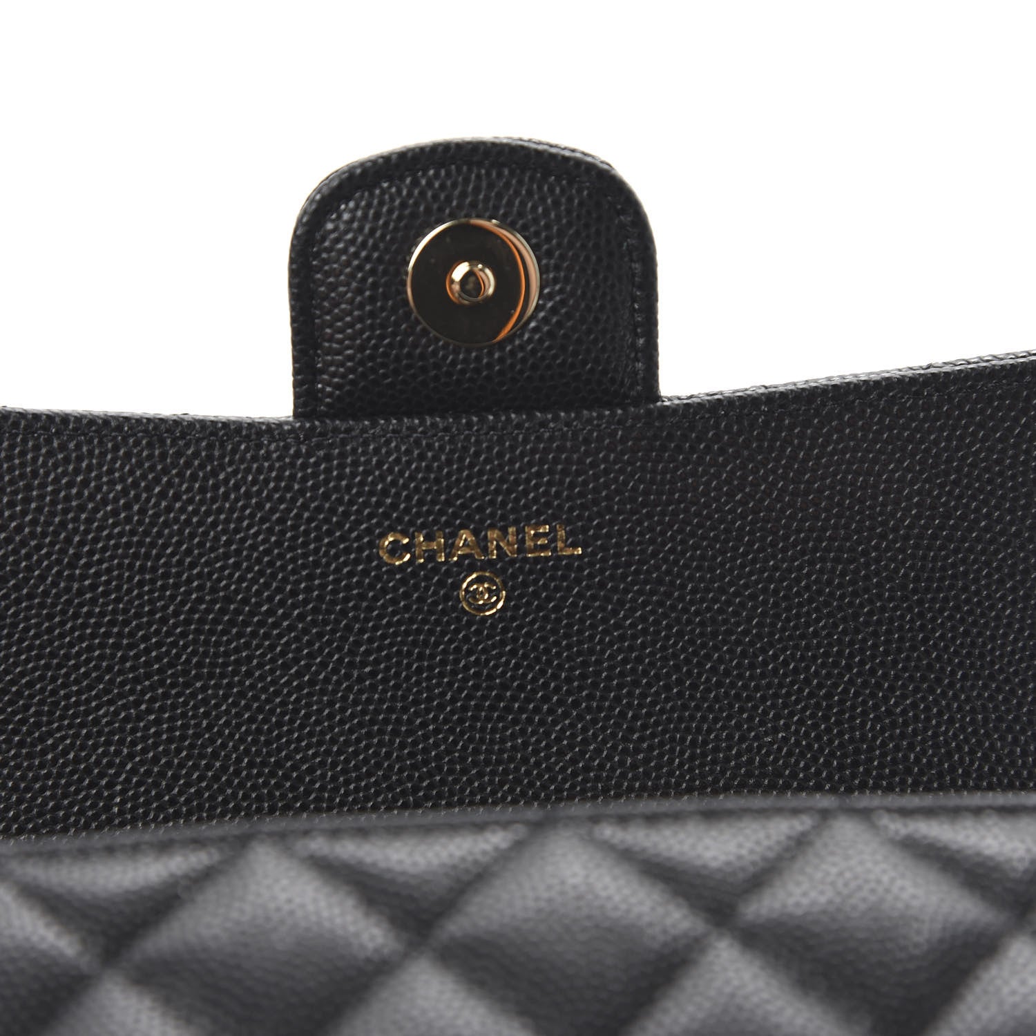 Chanel Caviar Quilted Glasses Case With Chain Black 8 of 12