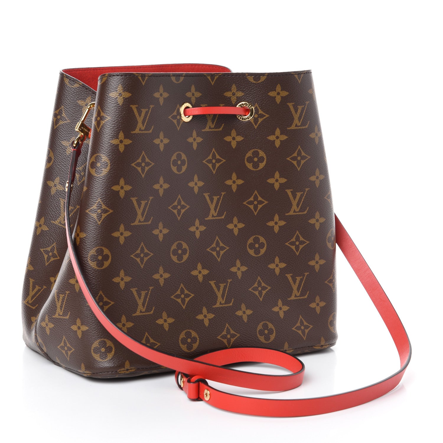 Louis Vuitton Monogram Neonoe MM Coquelicot 3 of 9