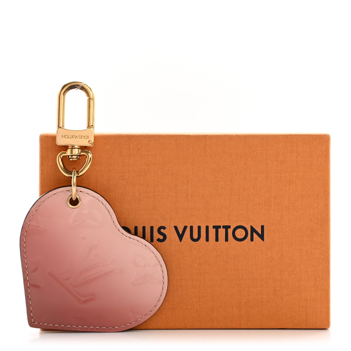 Vernis Degrade Heart Bag Charm Pink