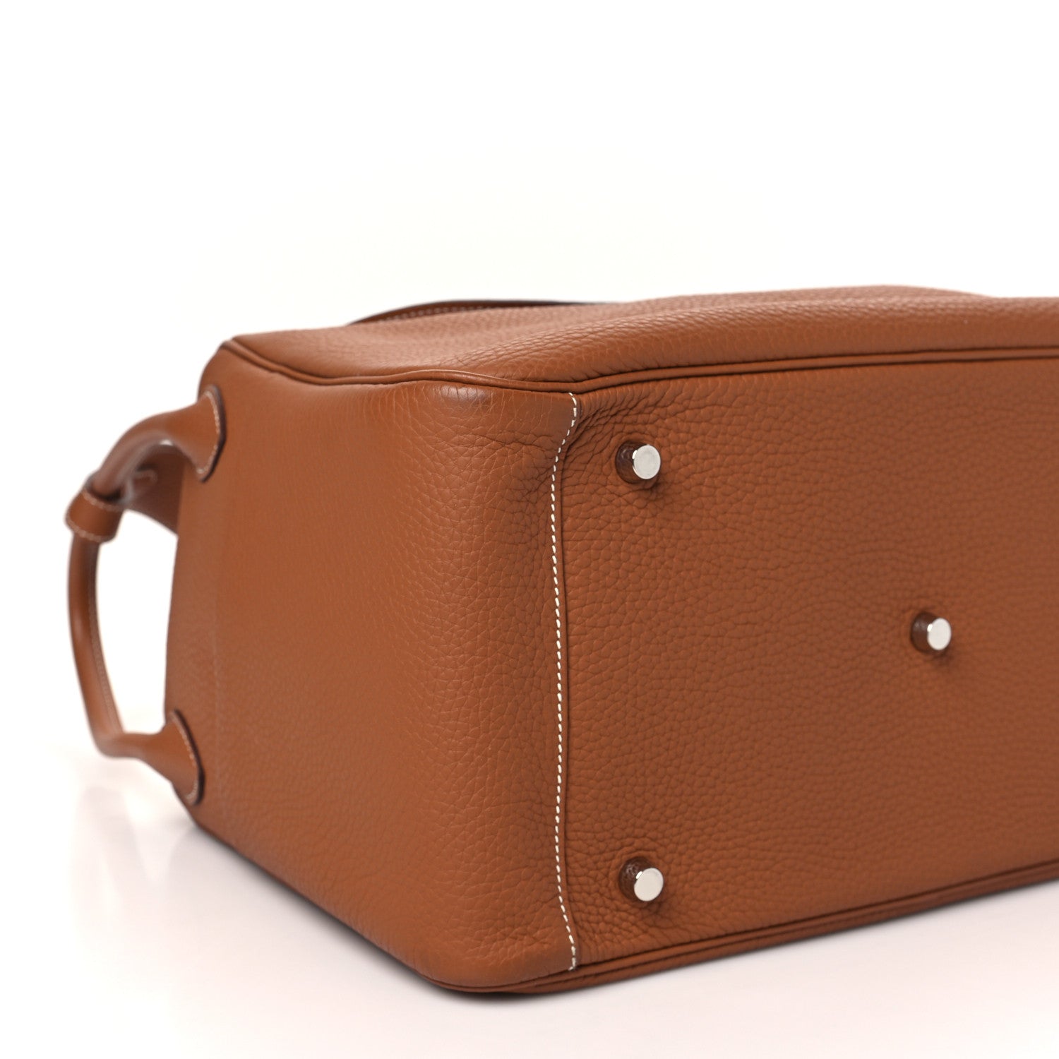 Hermes Taurillon Clemence Lindy 30 Gold 9 of 10