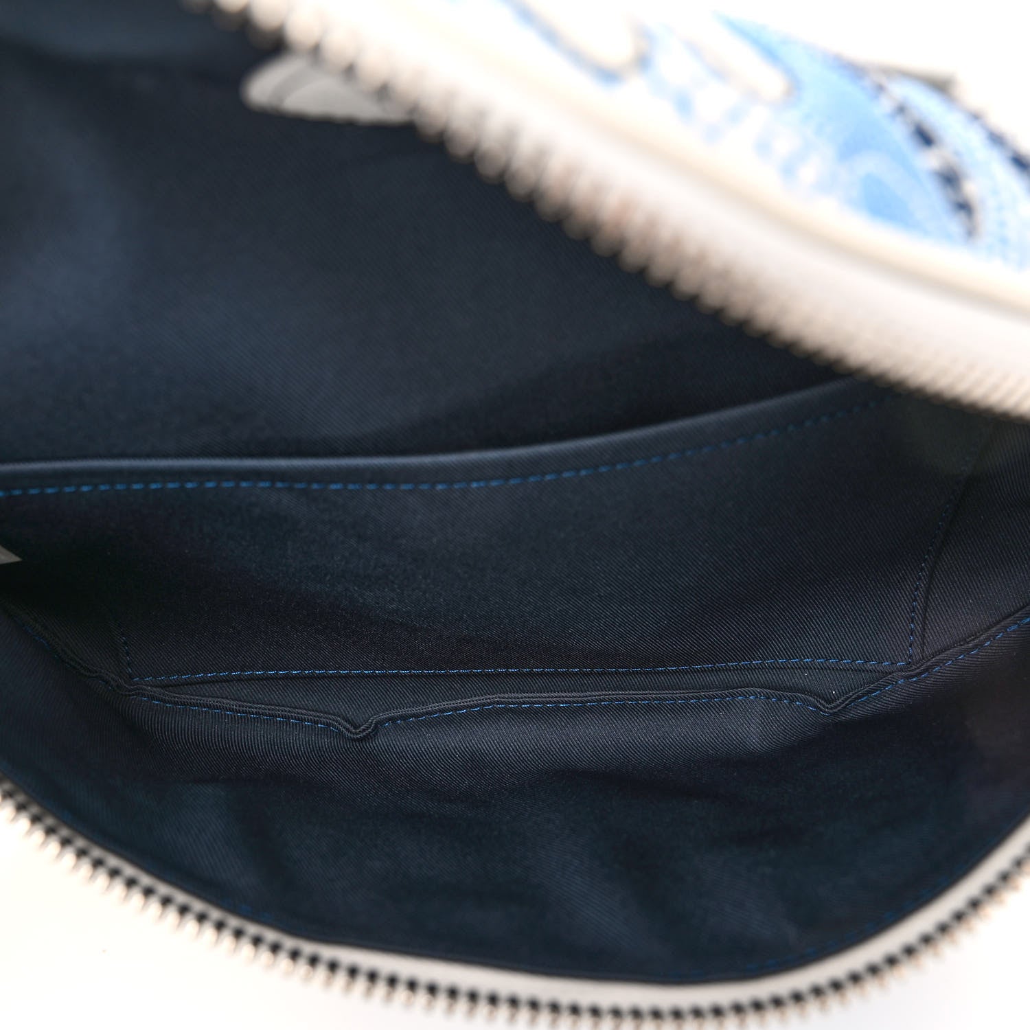 Louis Vuitton LV X YK Taurillon Monogram Psychedelic Flower BumBag White Multicolor 5 of 9