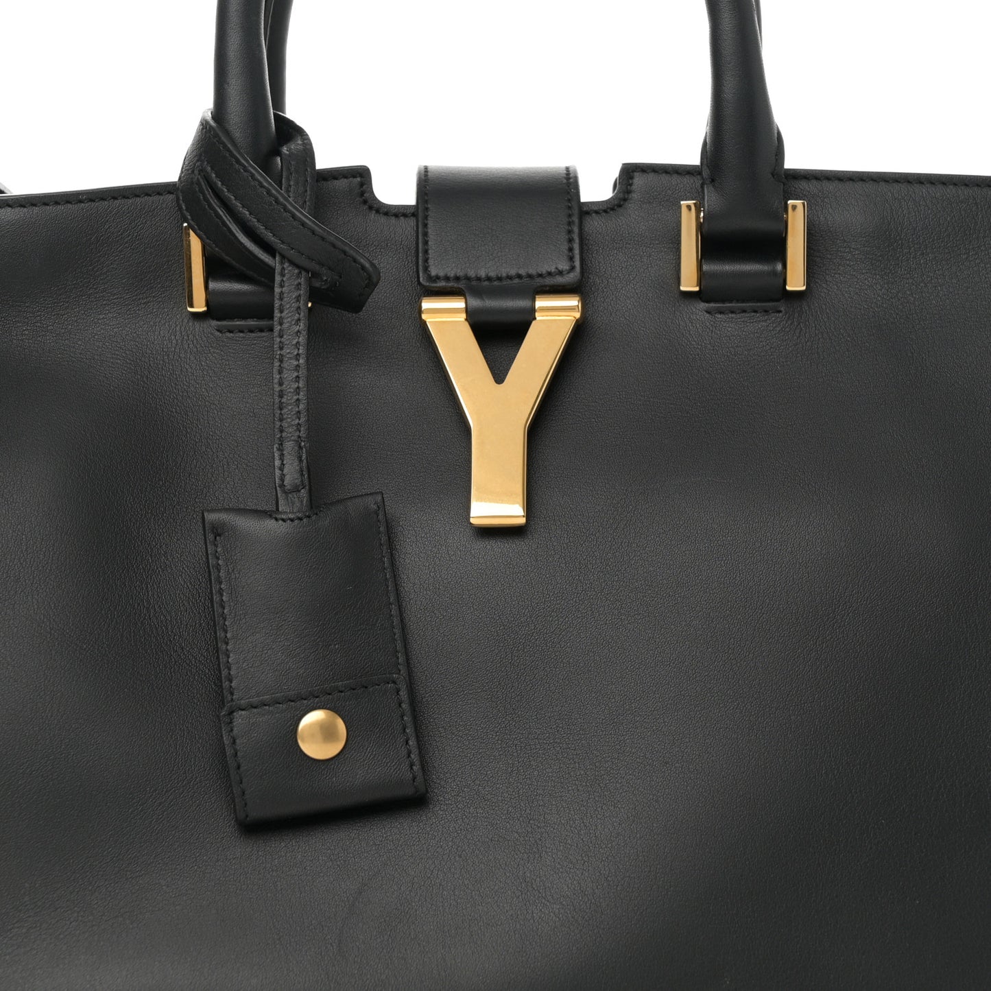Calfskin Small Classic Y Cabas Black