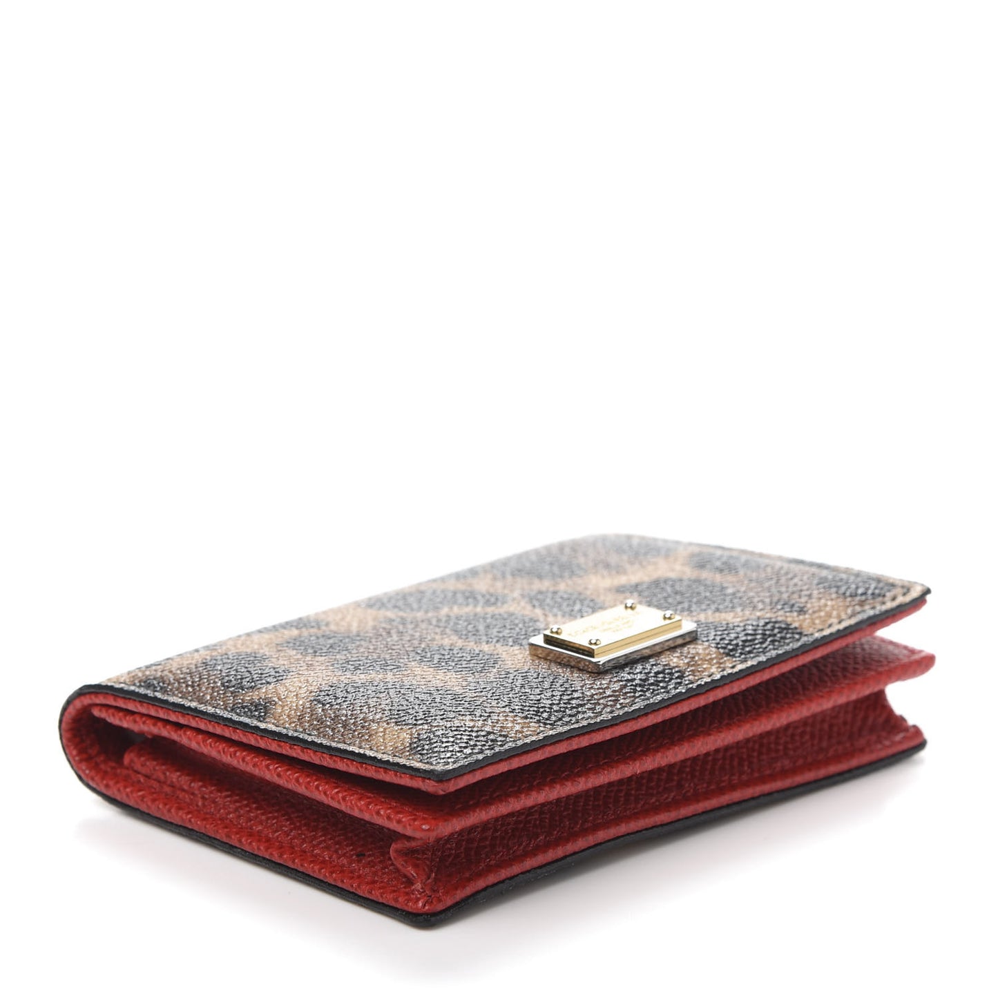 Dauphine Leopard Print Flap Card Holder