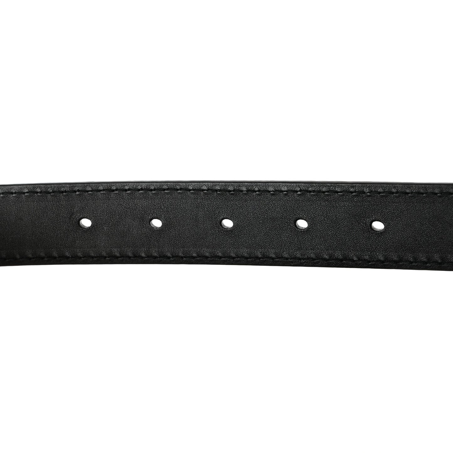Calfskin D Fence Belt 80 32 Black