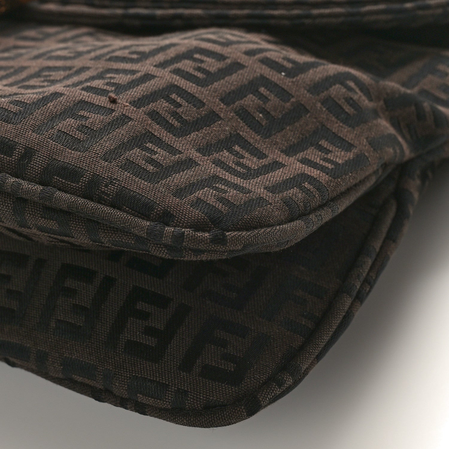 Fendi Zucchino Baguette Black 8 of 9