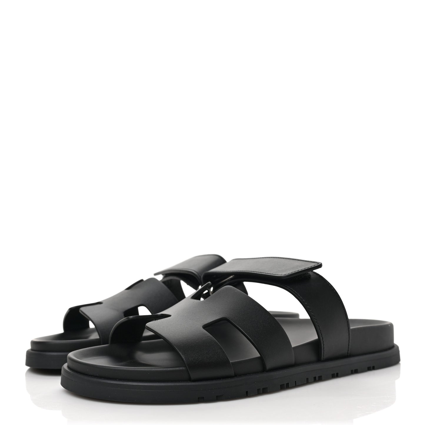 Calfskin Womens Chypre Sandals 39 Black