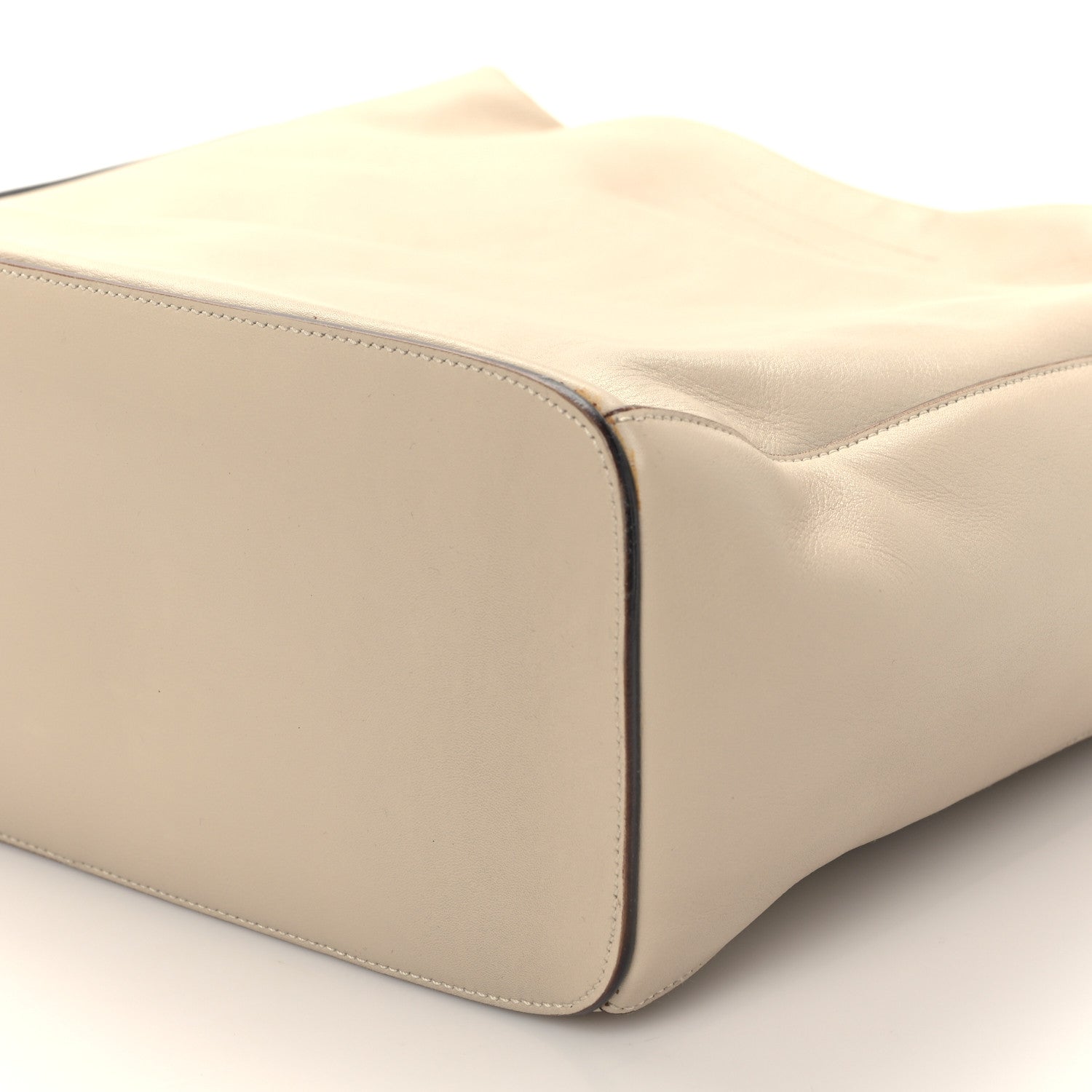 Prada Soft Calfskin Hobo Ecru 9 of 9