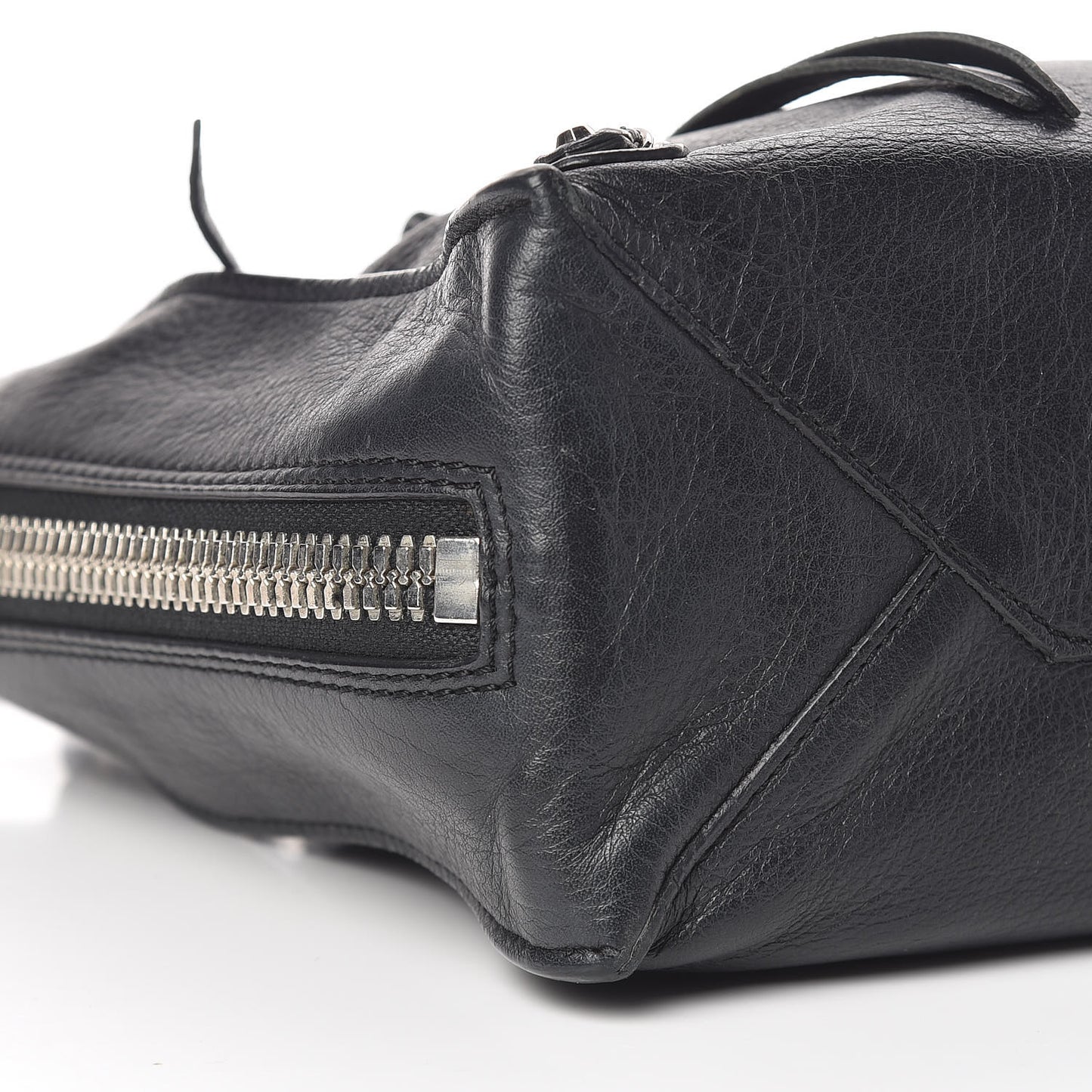 Calfskin Papier Mini A4 Tote Black