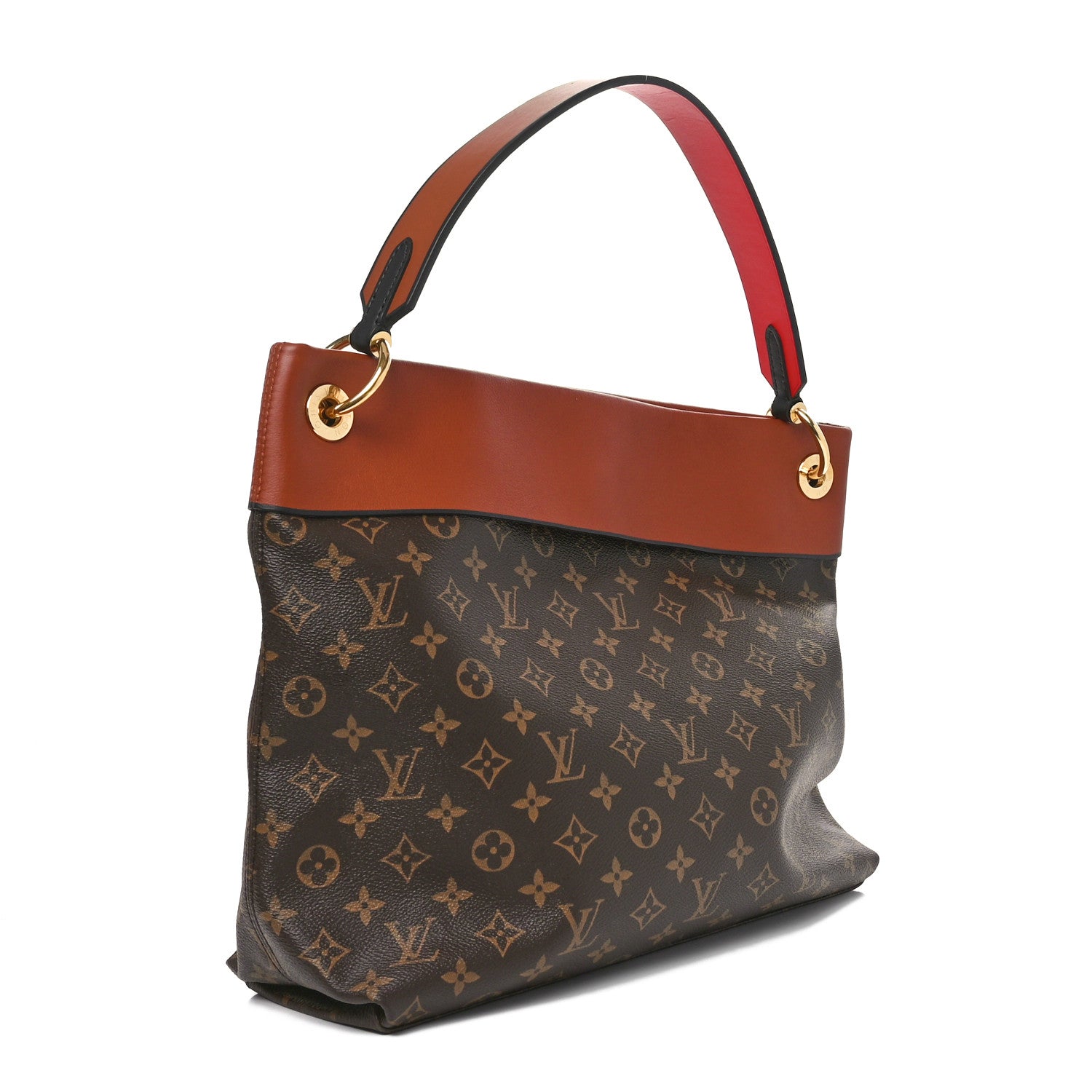 Louis Vuitton Monogram Tuileries Hobo Caramel 3 of 9
