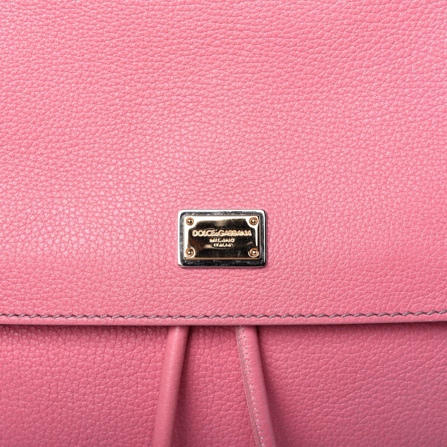 Pebbled Calfskin Sicily Backpack Pink