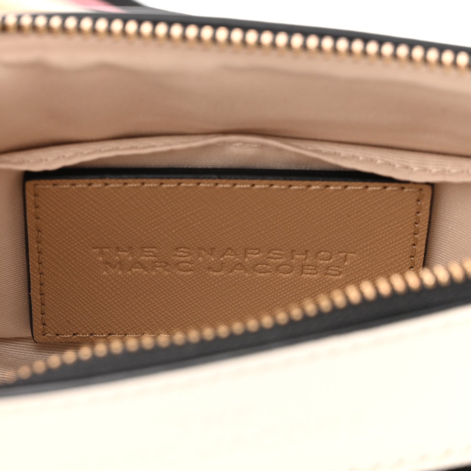 Marc Jacobs Saffiano Small Snapshot Camera Bag Beige Multicolor 7 of 10