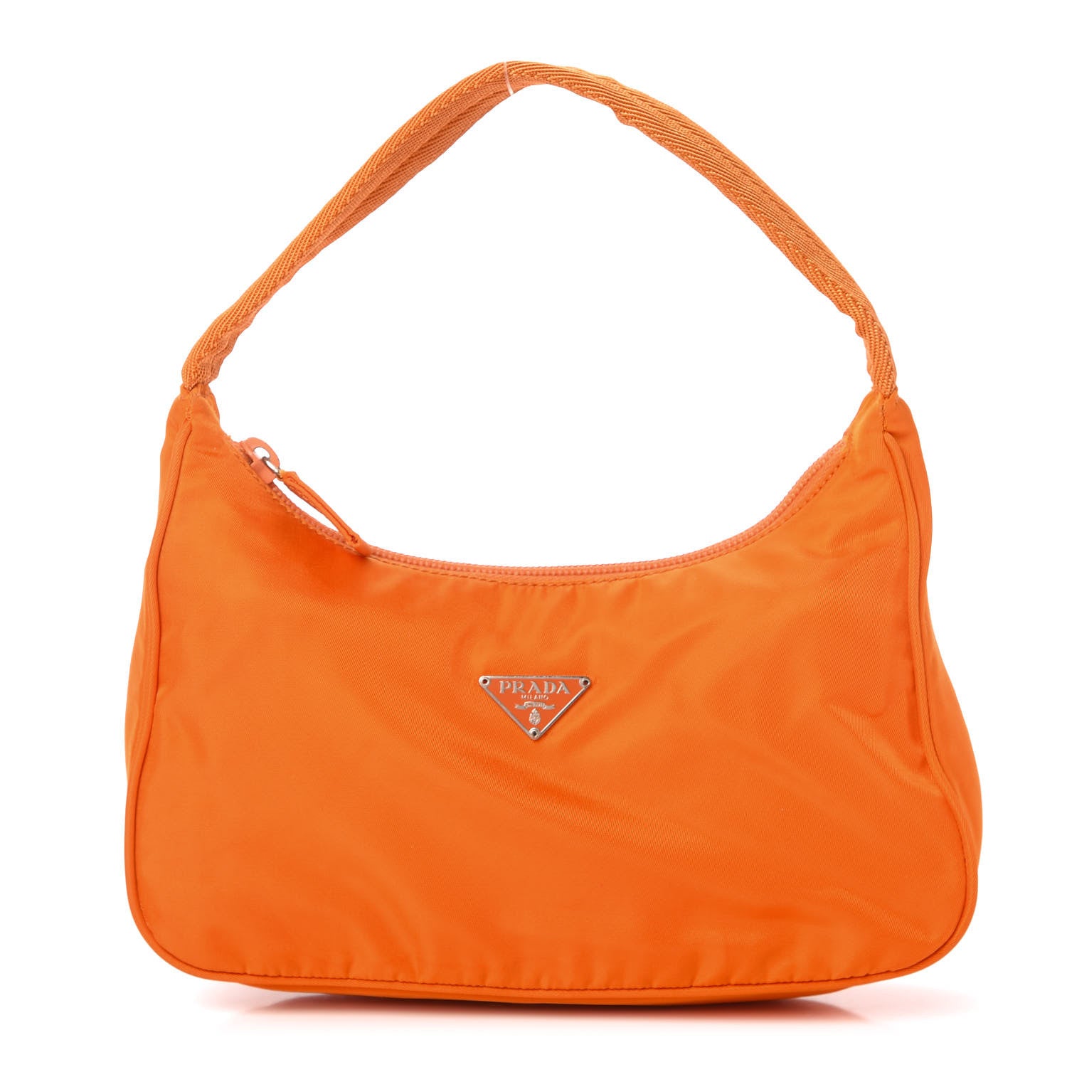 Prada Tessuto Nylon Sport Shoulder Bag Orange 1 of 10