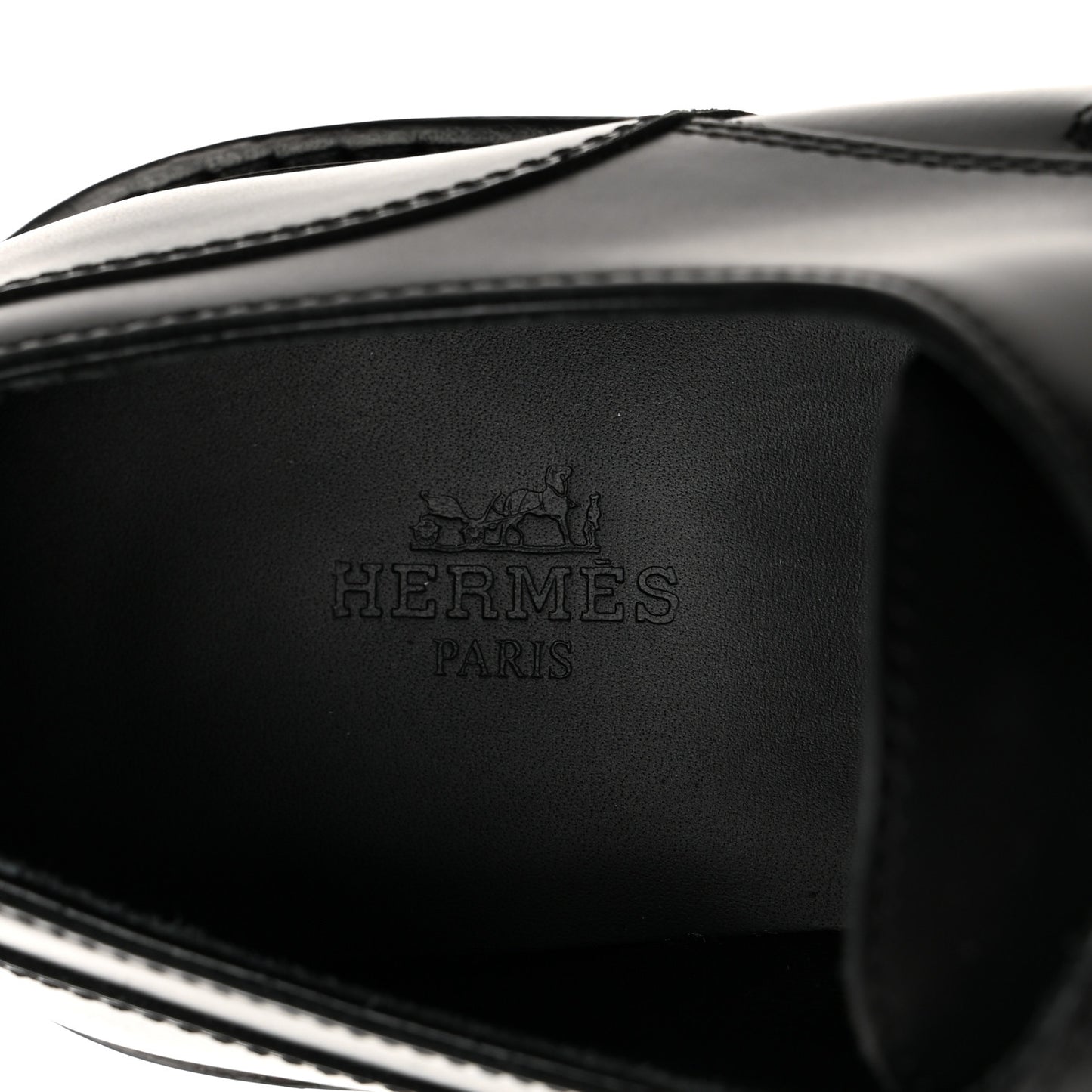 Calfskin First Derby Shoes 37 Black