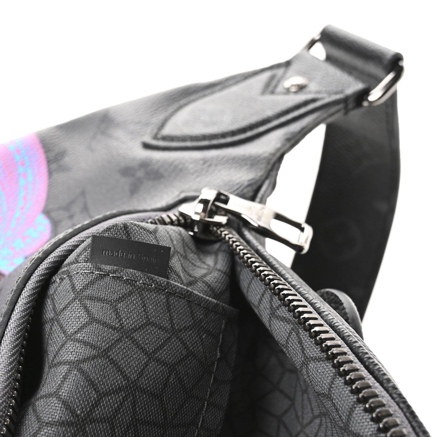 Louis Vuitton LV X YK Monogram Eclipse Reverse Pumpkin Bumbag Multicolor 7 of 10