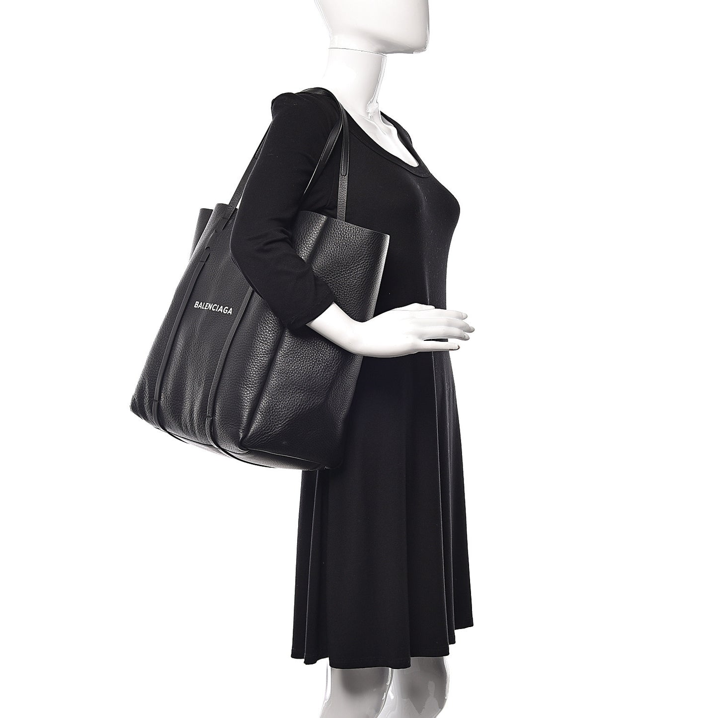 Calfskin Small Everyday Tote Black