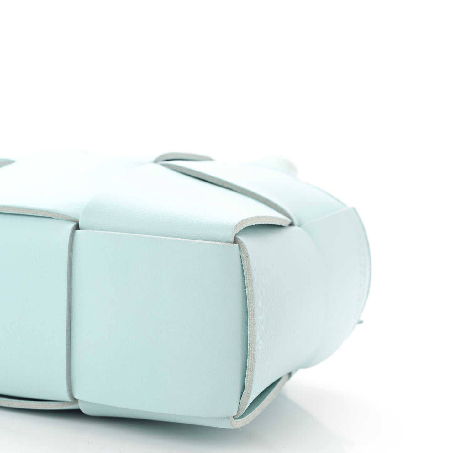 Nappa Maxi Intrecciato Mini Arco Tote Pale Blue