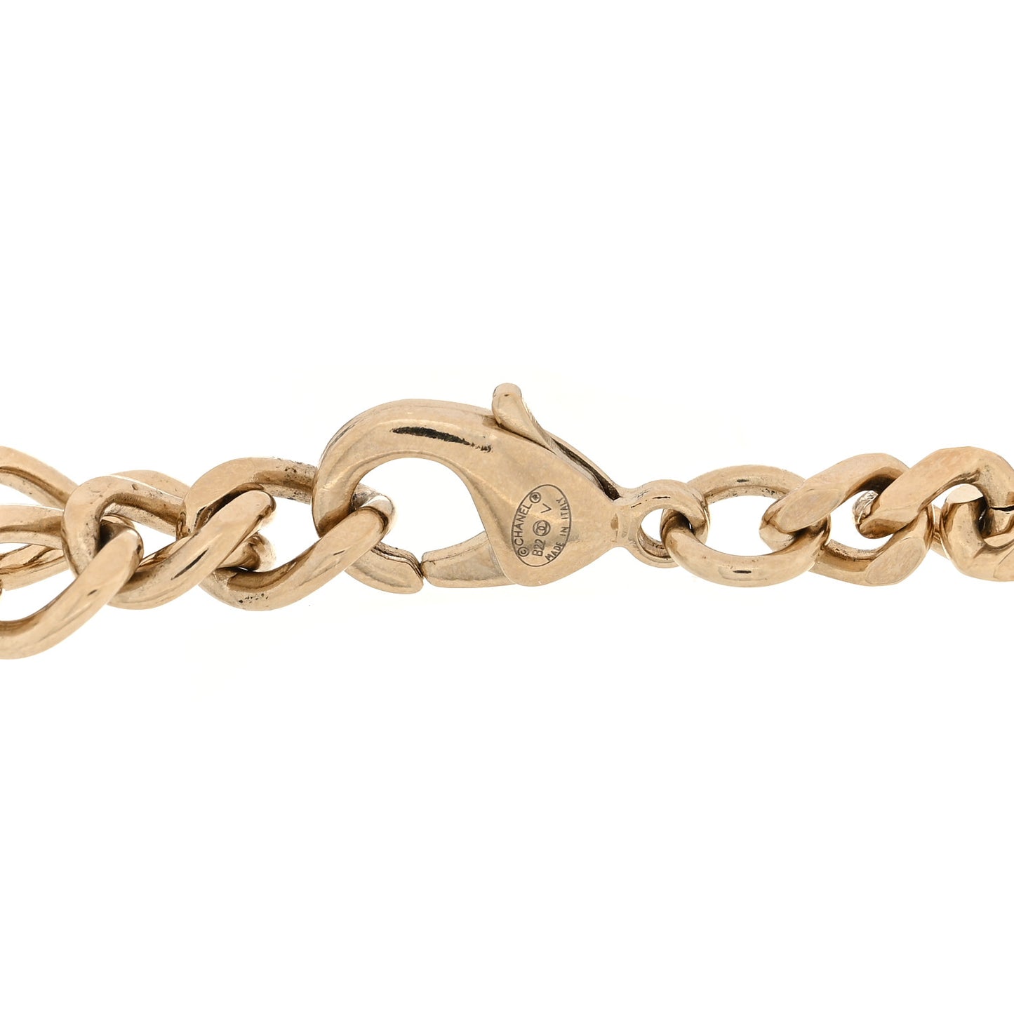 Crystal CC Chain Bracelet Gold Silver