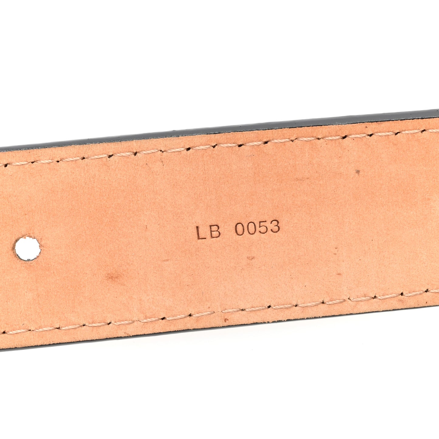 Calfskin Jeans Belt 80 32 Black