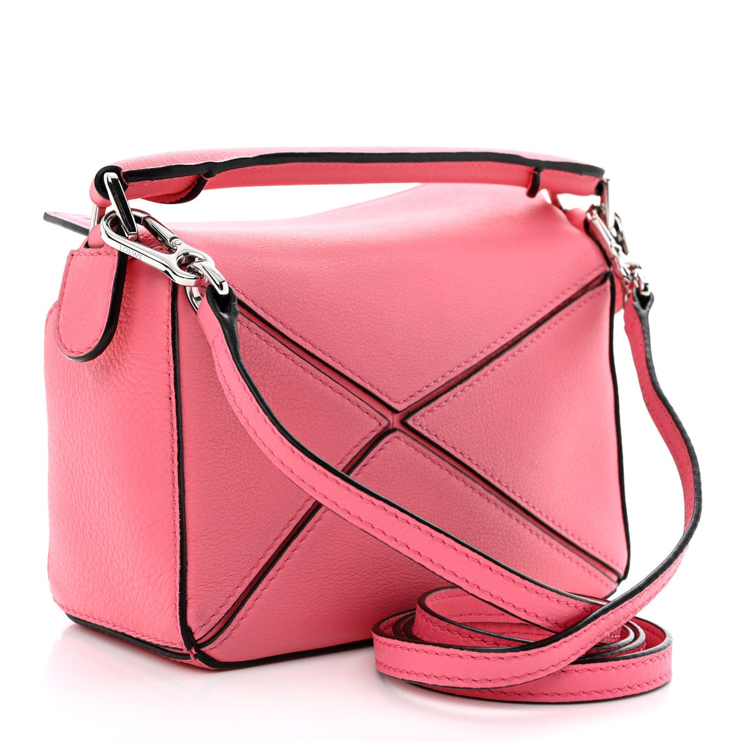 Calfskin Mini Puzzle Bag Wild Rose