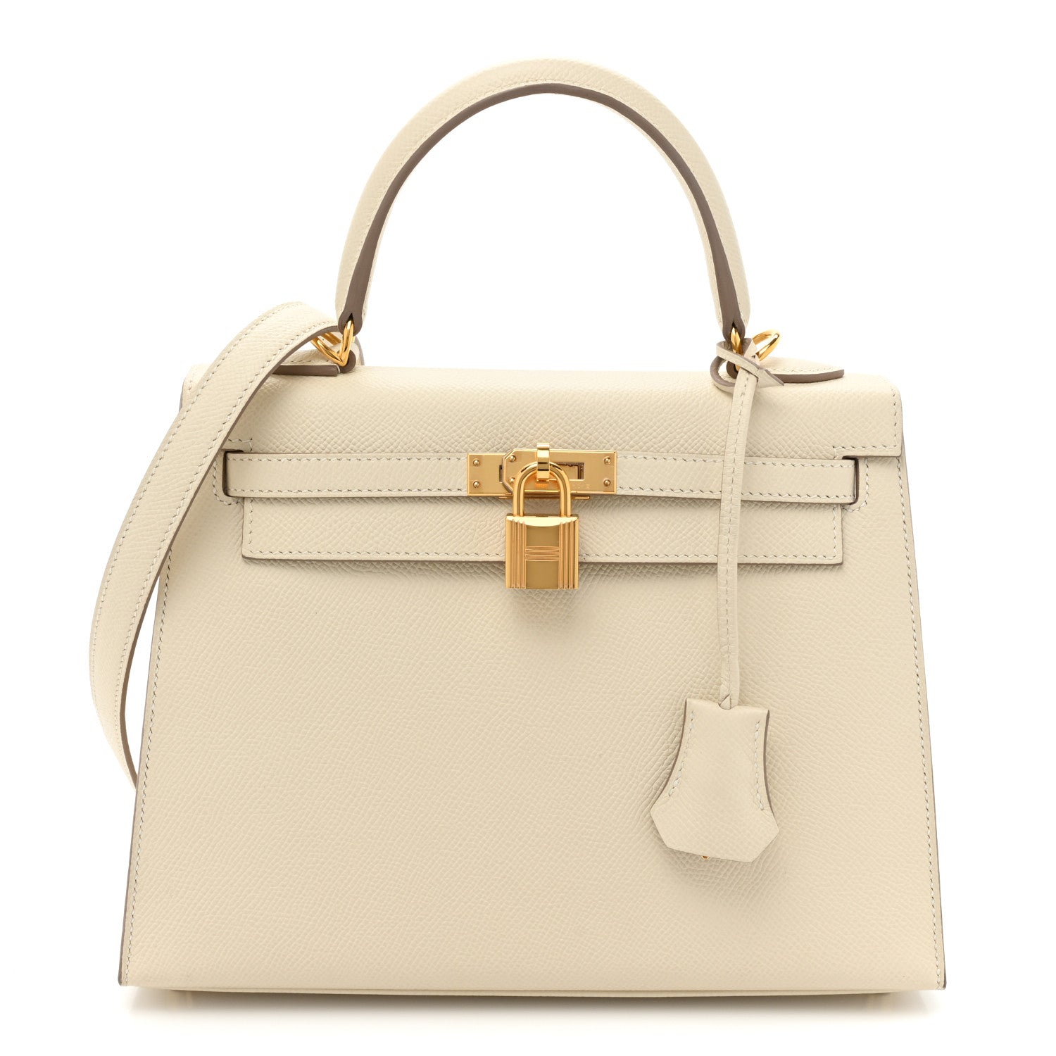 Hermes Epsom Kelly Sellier 25 Craie 1 of 14