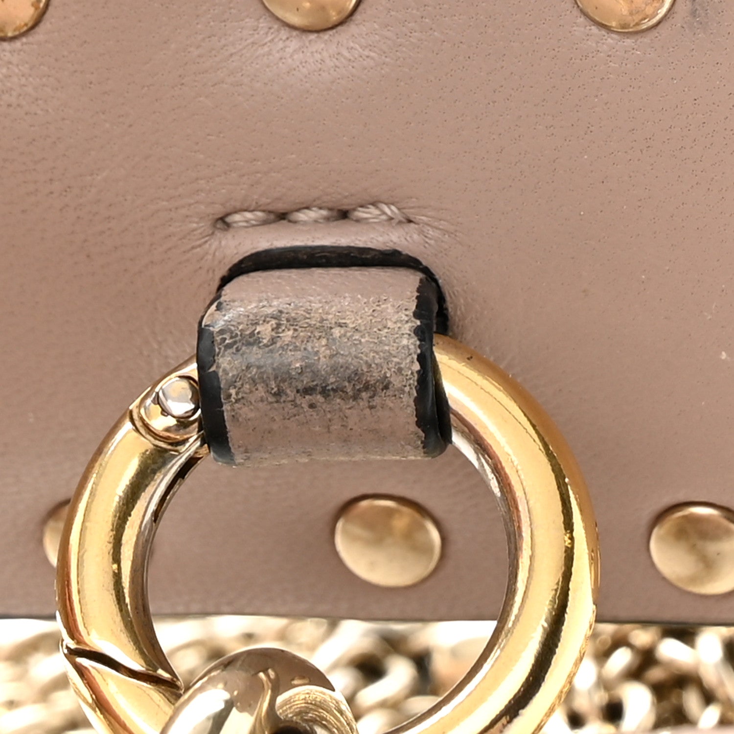 Valentino Garavani Nappa Small Rockstud Spike Shoulder Bag Poudre 11 of 11