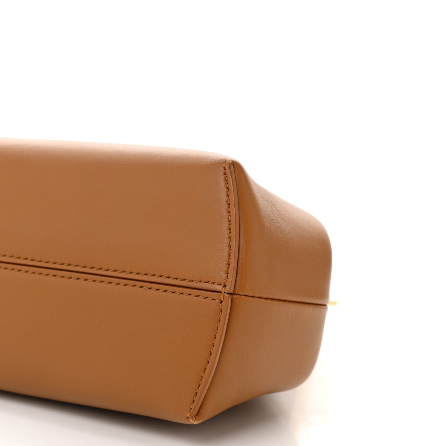 Shiny Nappa Small Fendi First Caramello