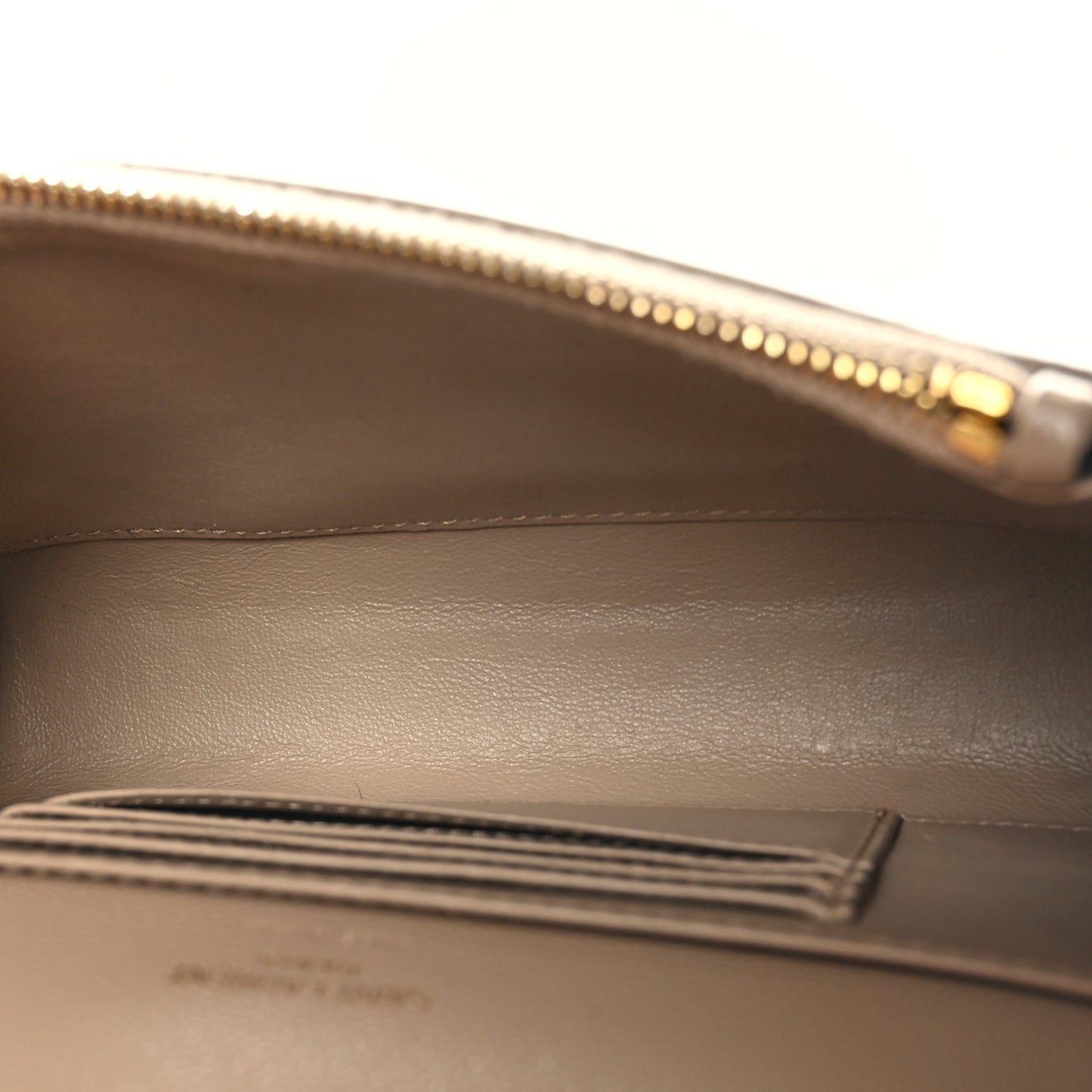 Grain De Poudre Monogram Kate Belt Bag Dark Beige