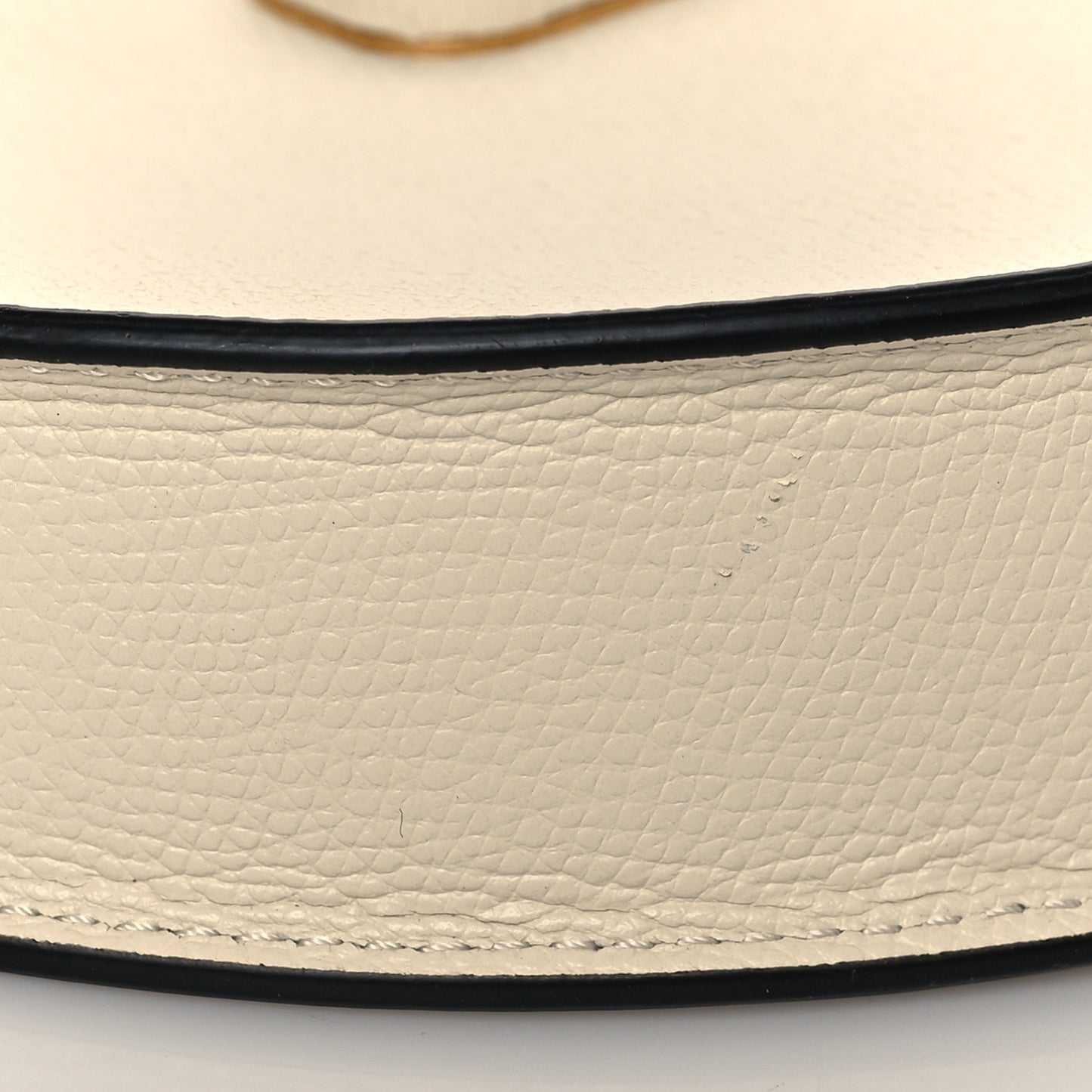 Calfskin Mini Vlogo Hobo Bag White